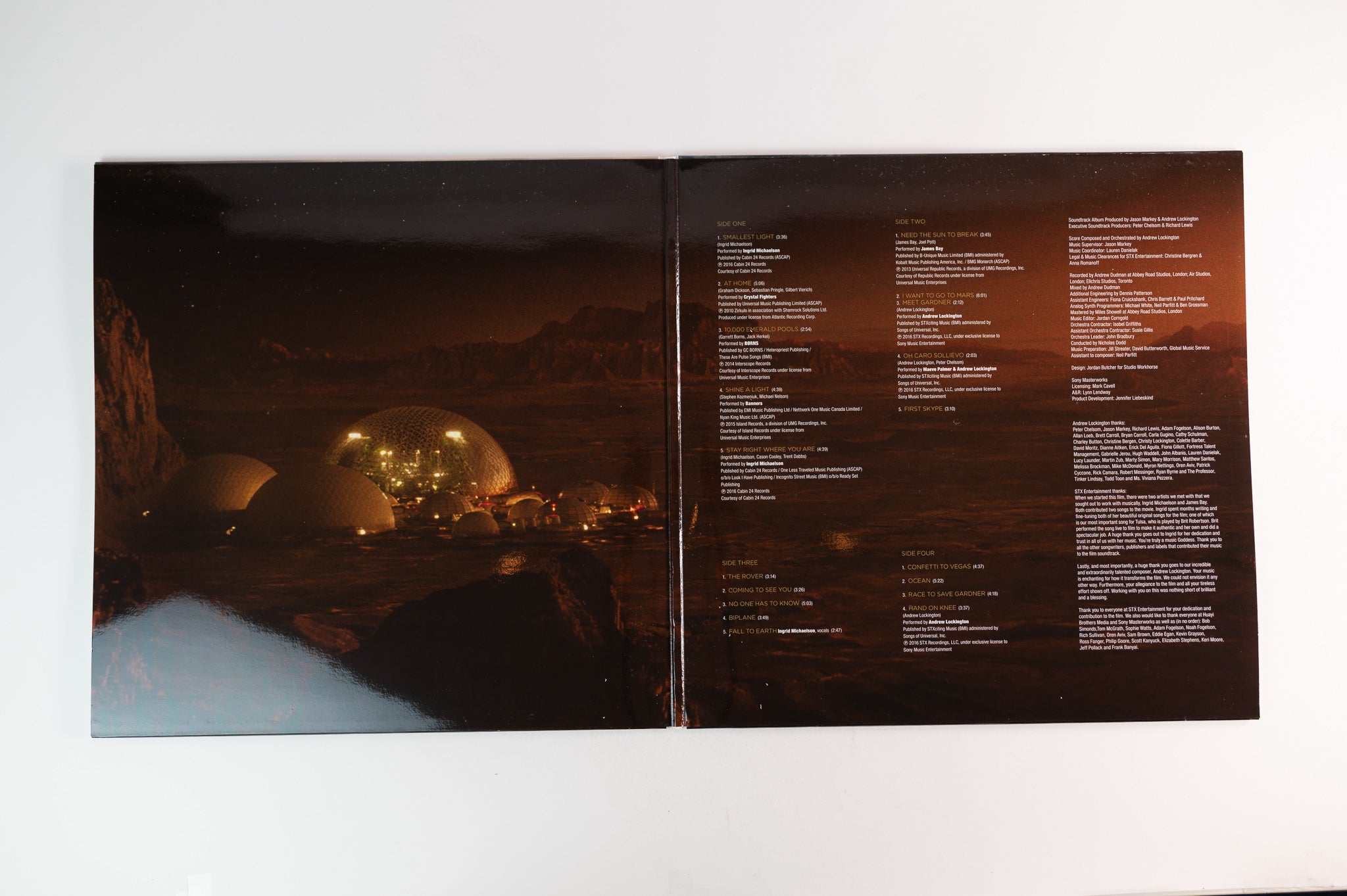 Andrew Lockington - The Space Between Us on Music On Vinyl - Gold Vinyl