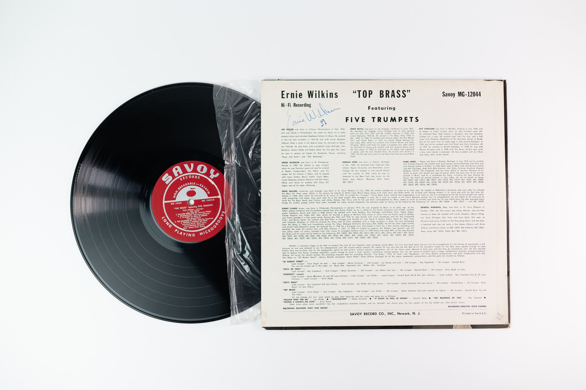 Ernie Wilkins - Top Brass Featuring Five Trumpets on Savoy Mono Deep Groove