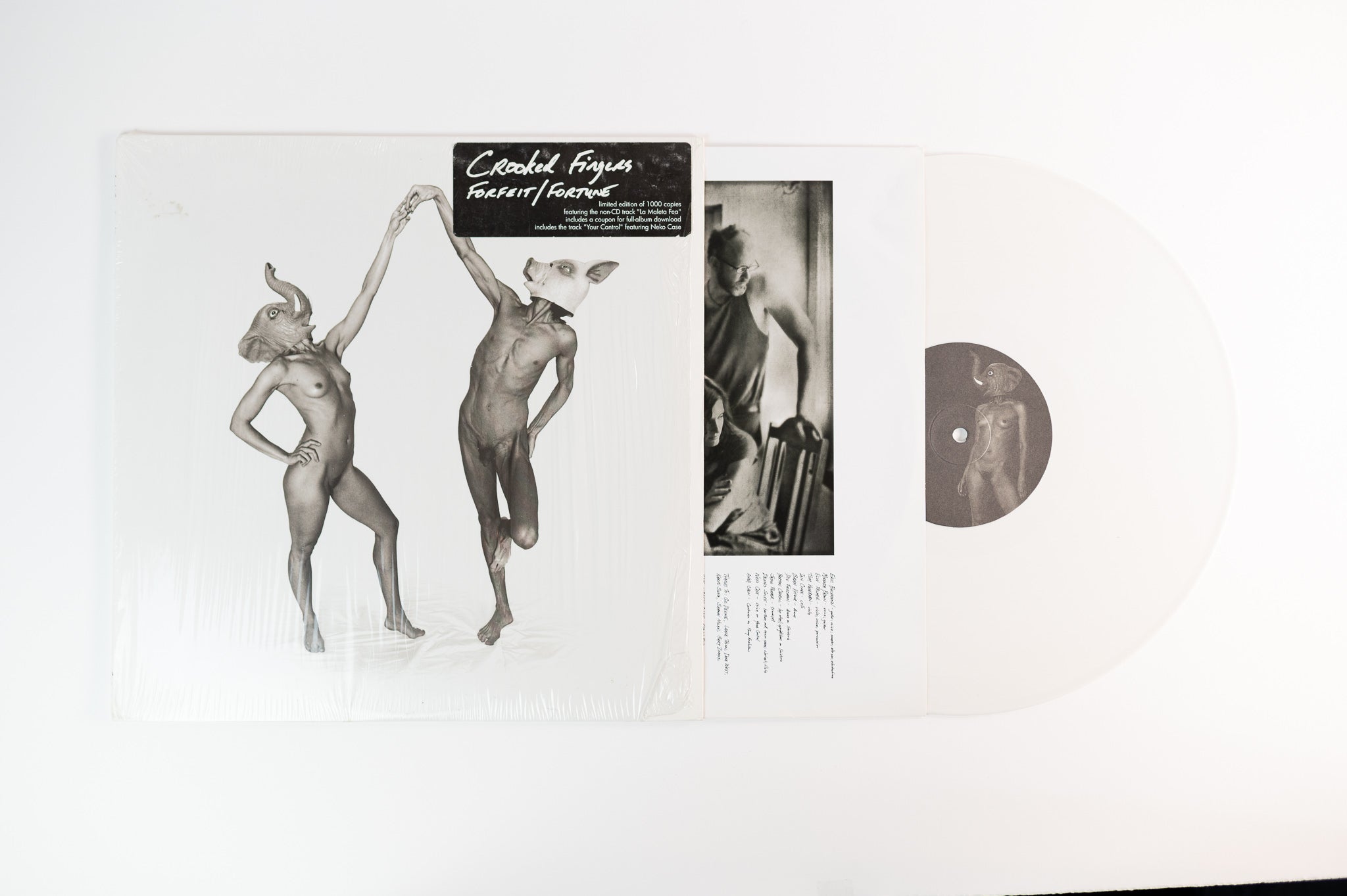 Crooked Fingers - Forfeit Fortune on Foreign Leisure Ltd White Vinyl