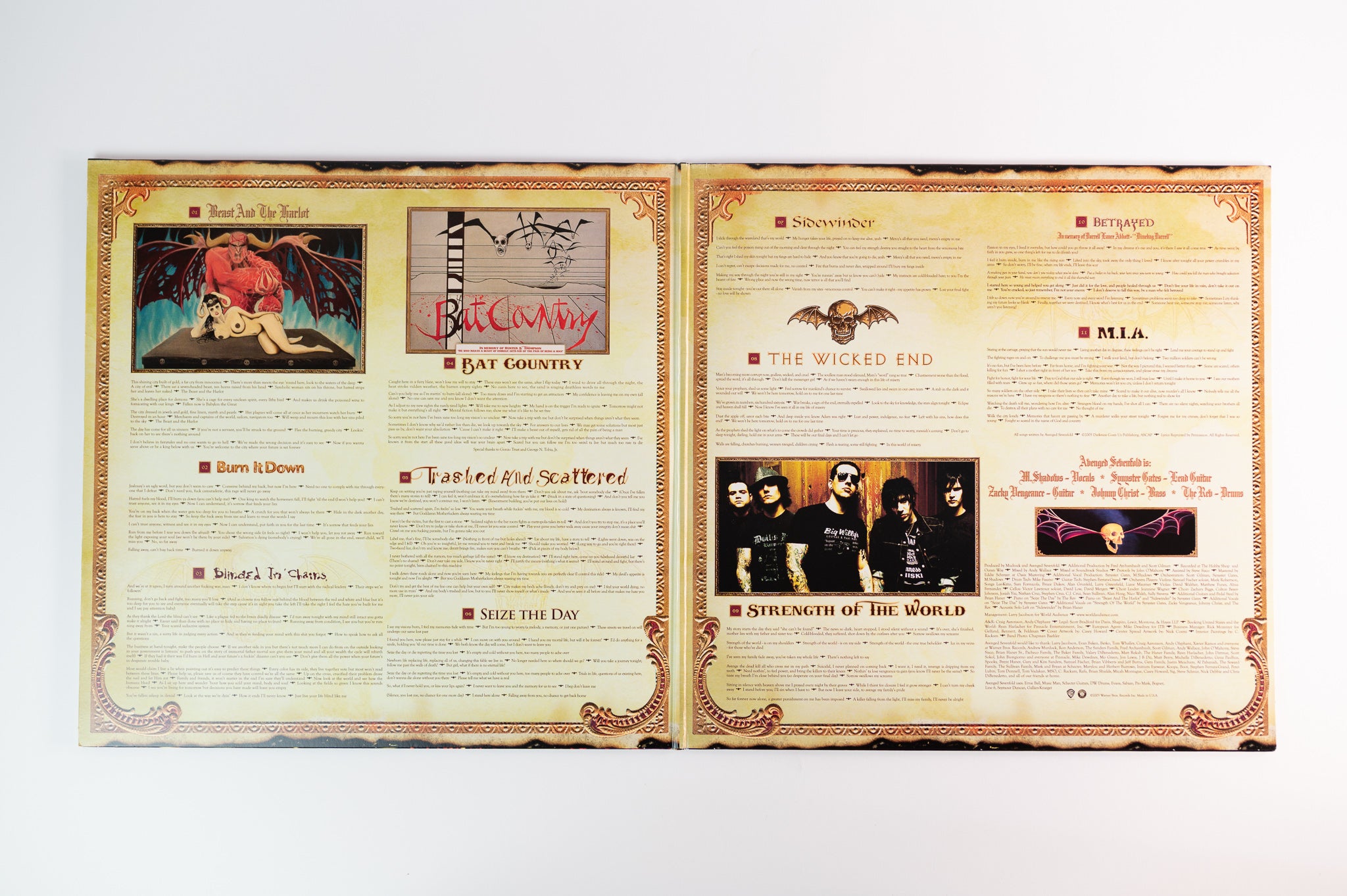 Avenged Sevenfold - City Of Evil on Warner Bros FYE Exclusive Red With Black Splatter Reissue