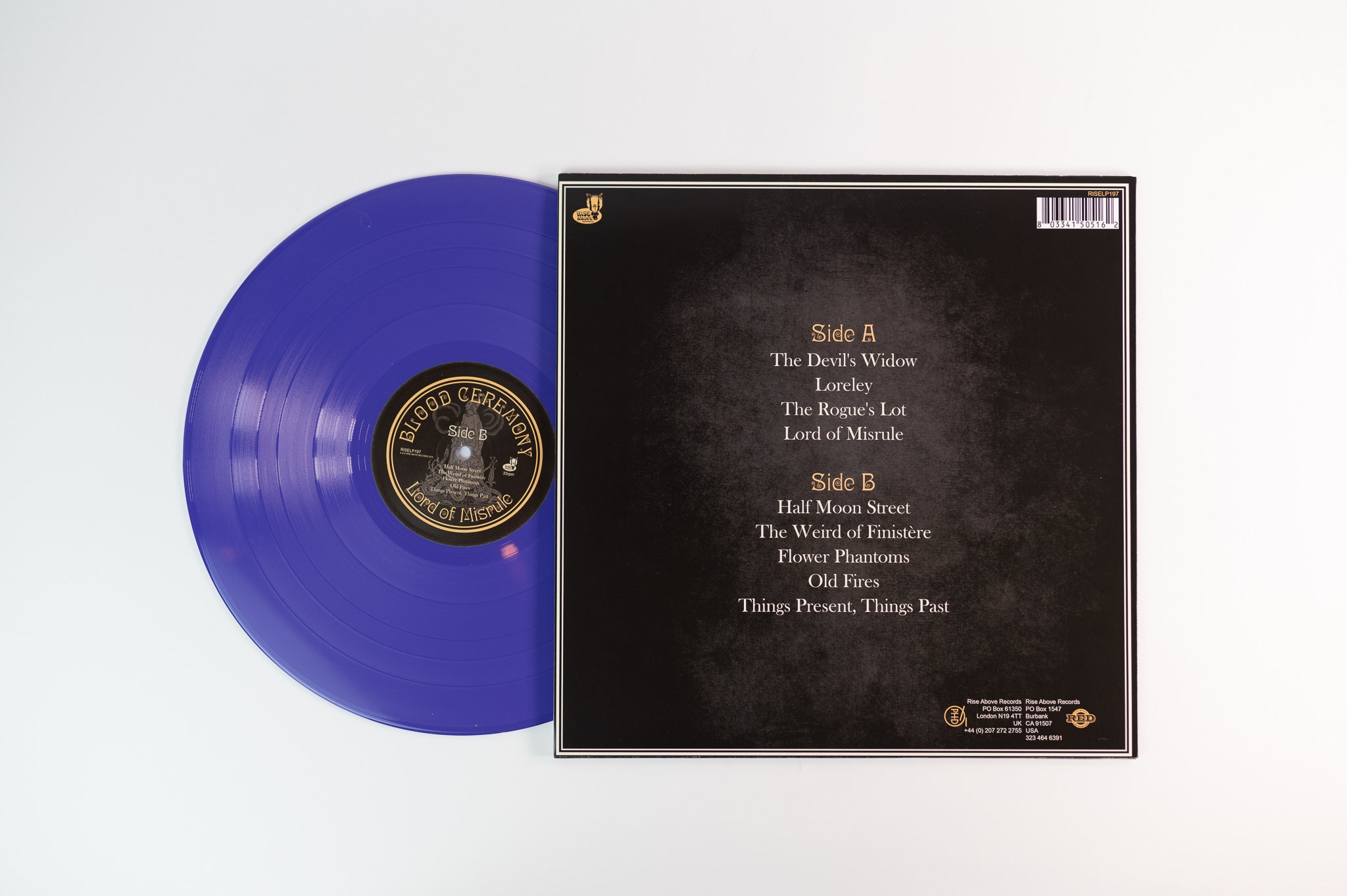 Blood Ceremony - Lord Of Misrule on Rise Above Purple Vinyl