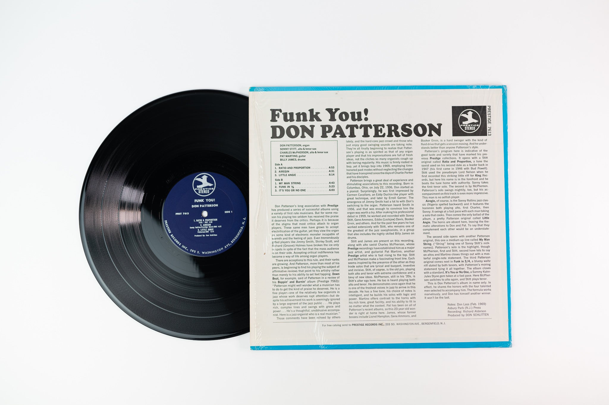 Don Patterson - Funk You! on Prestige PRST 7613