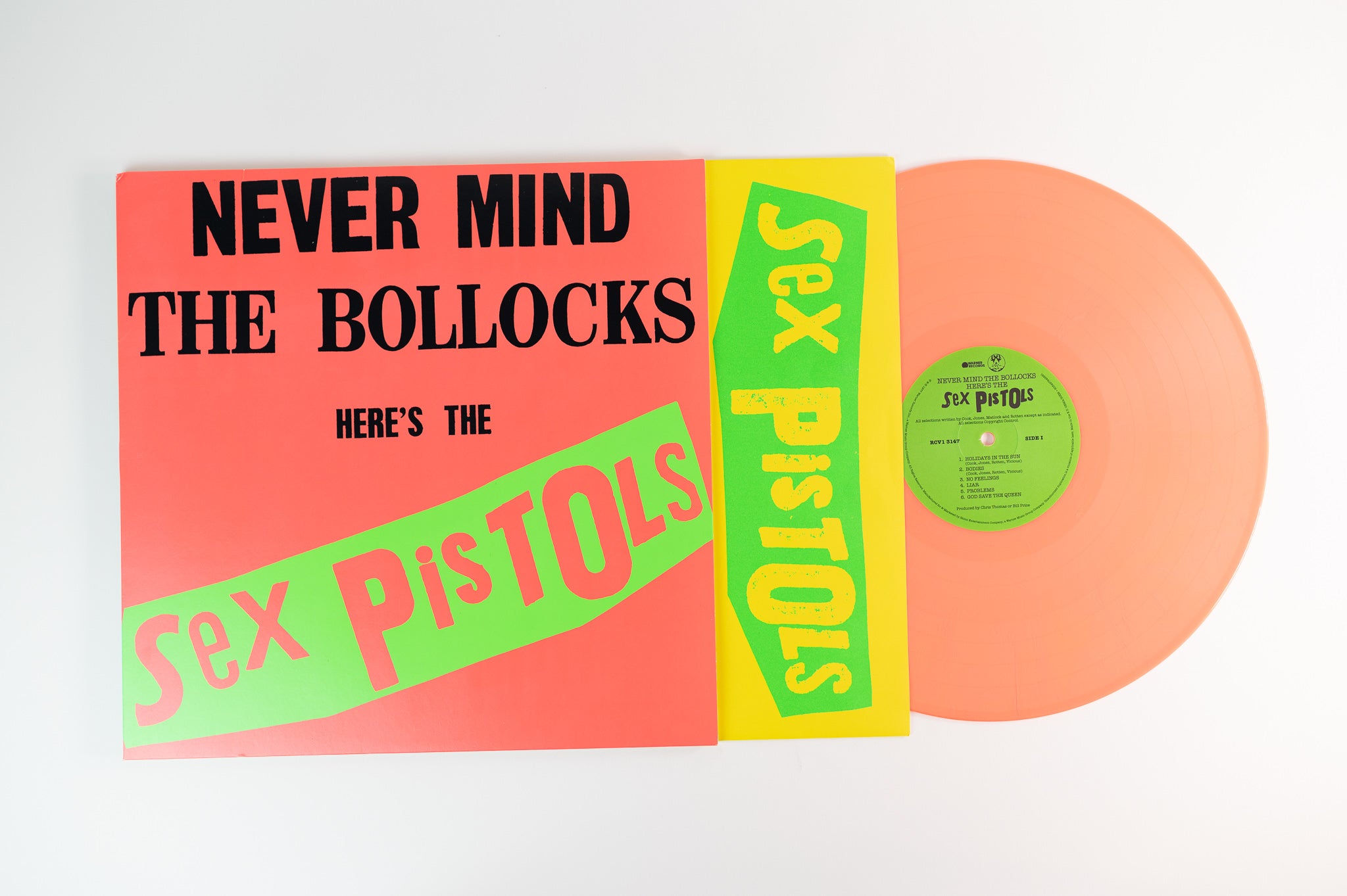 Sex Pistols - Never Mind The Bollocks Here's The Sex Pistols on Warner Rhino Pink Vinyl Reissue