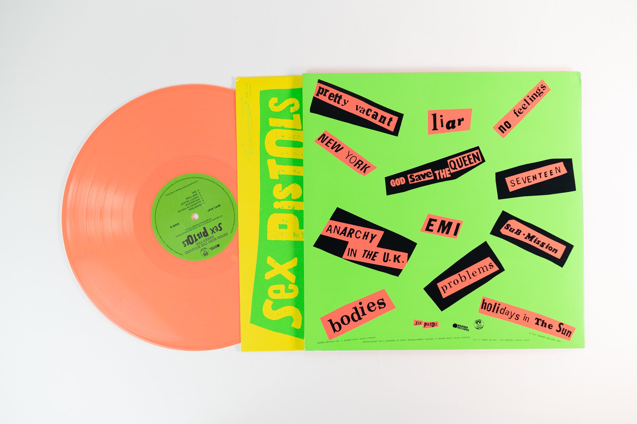 Sex Pistols - Never Mind The Bollocks Here's The Sex Pistols on Warner Rhino Pink Vinyl Reissue