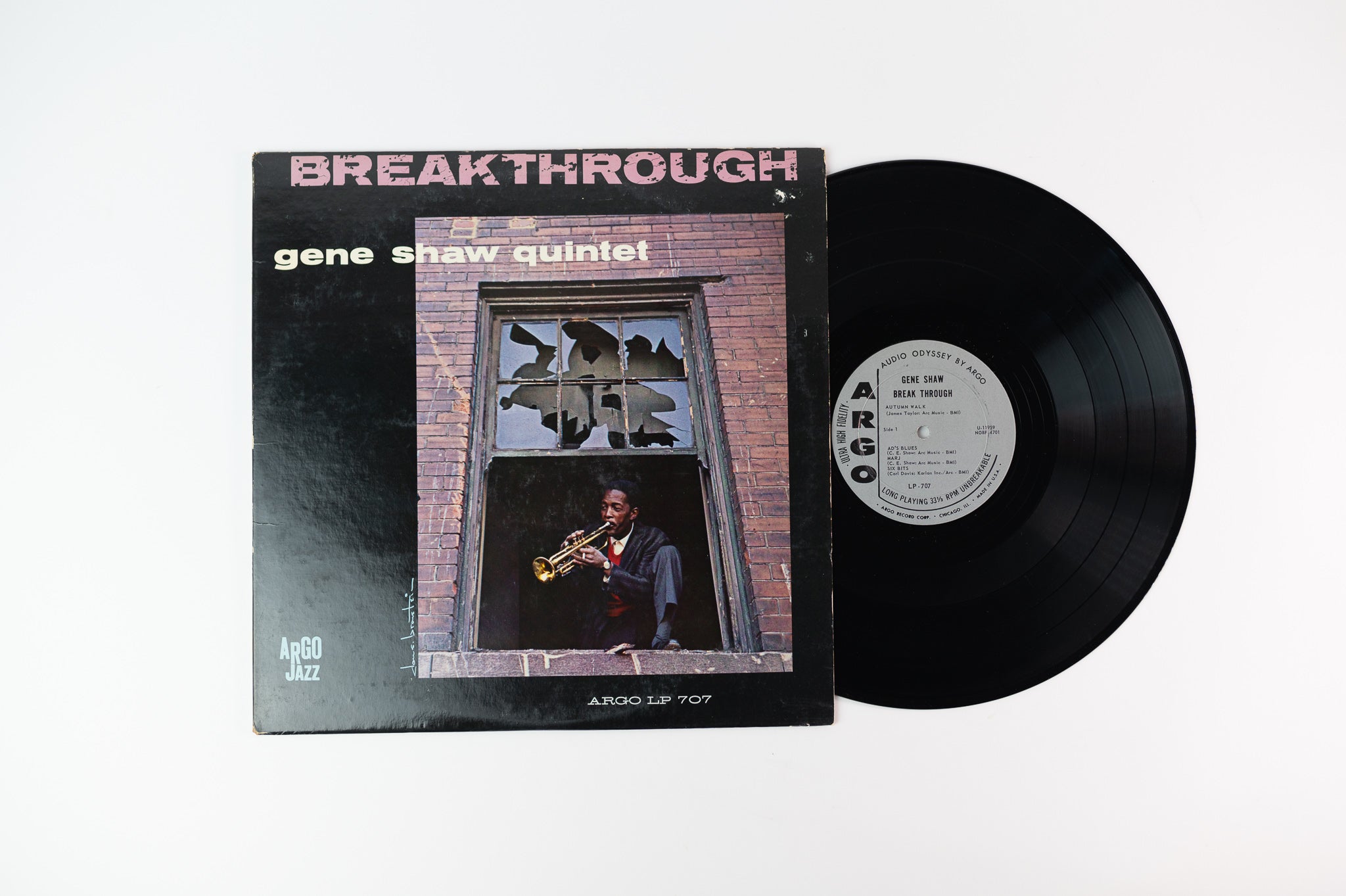 Gene Shaw Quintet - Break Through on Argo - Mono
