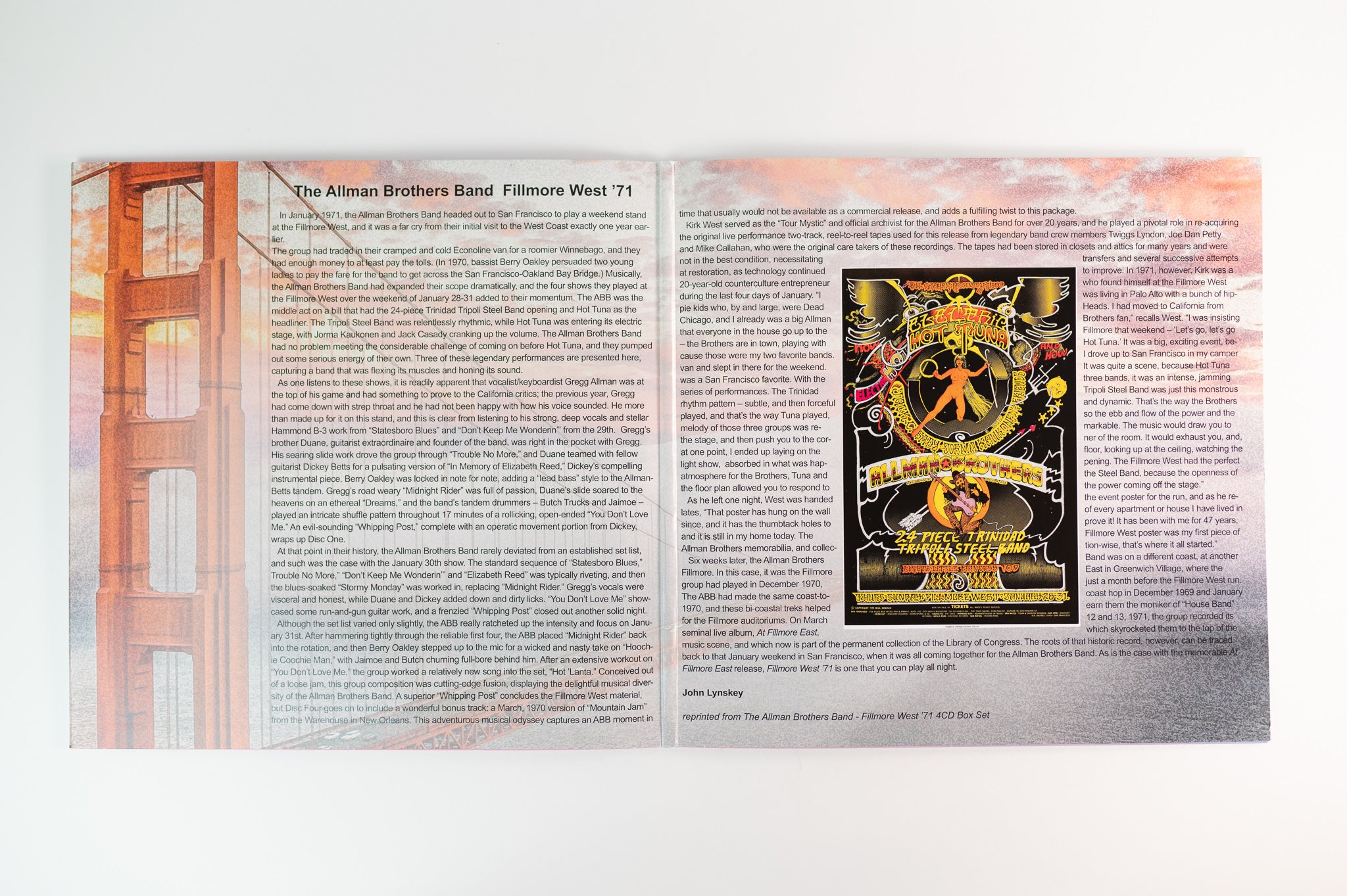The Allman Brothers Band - Fillmore West 1-31-71 on Allman Brothers Ltd Edition