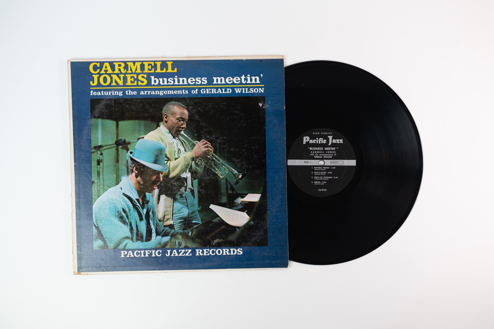 Carmell Jones - Business Meetin' on Pacific Jazz Mono Deep Groove