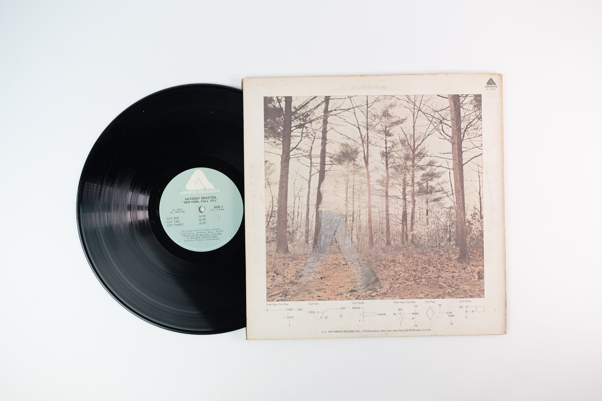Anthony Braxton - New York, Fall 1974 on Arista