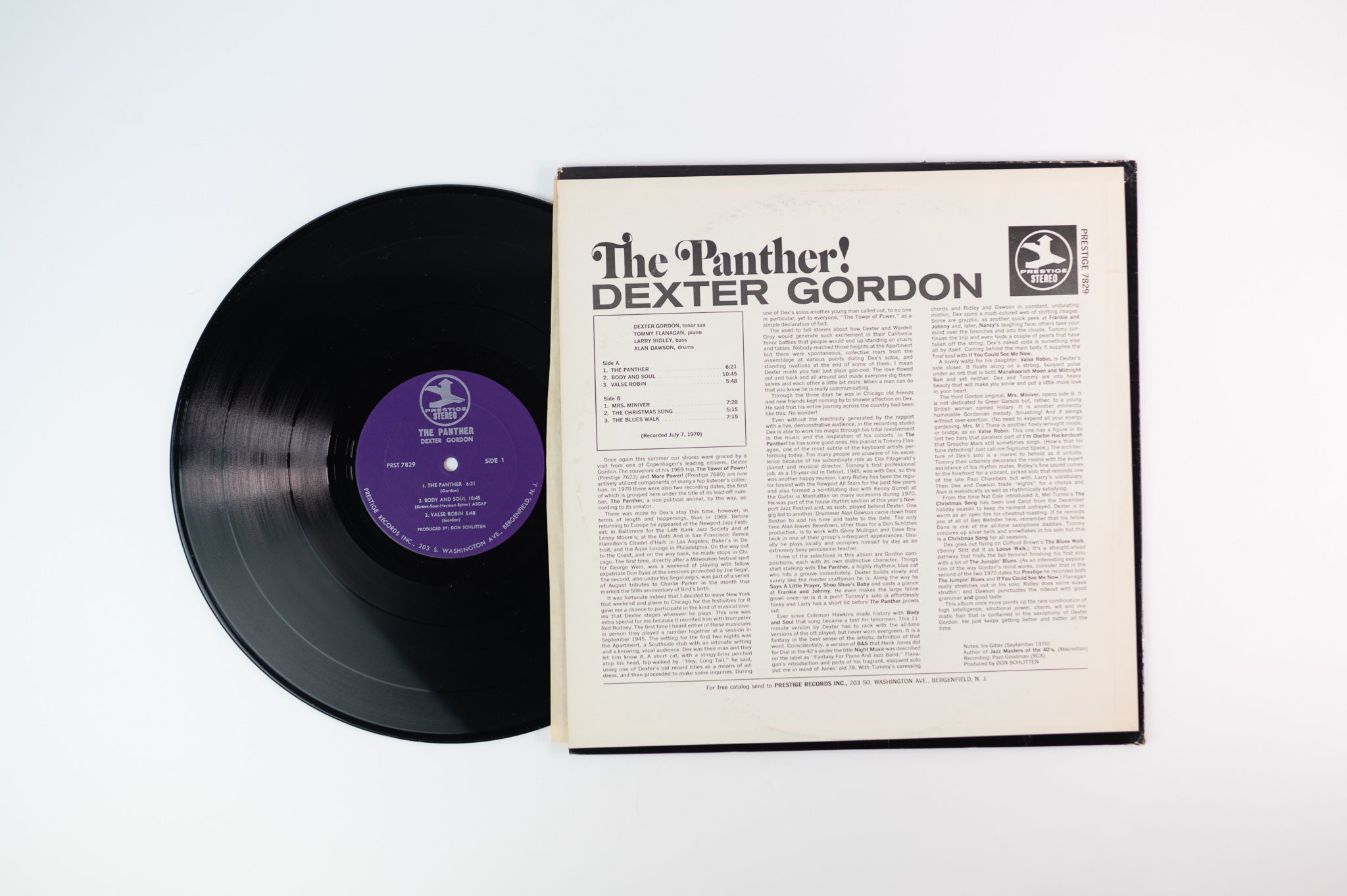 Dexter Gordon - The Panther! on Prestige Stereo