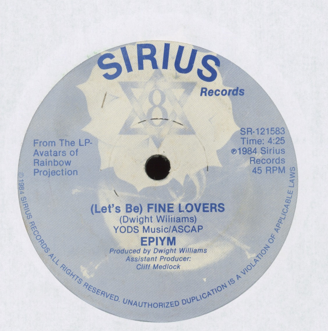 EPIYM - (Let's Be) Fine Lovers on Sirius Obscure Modern Soul Boogie