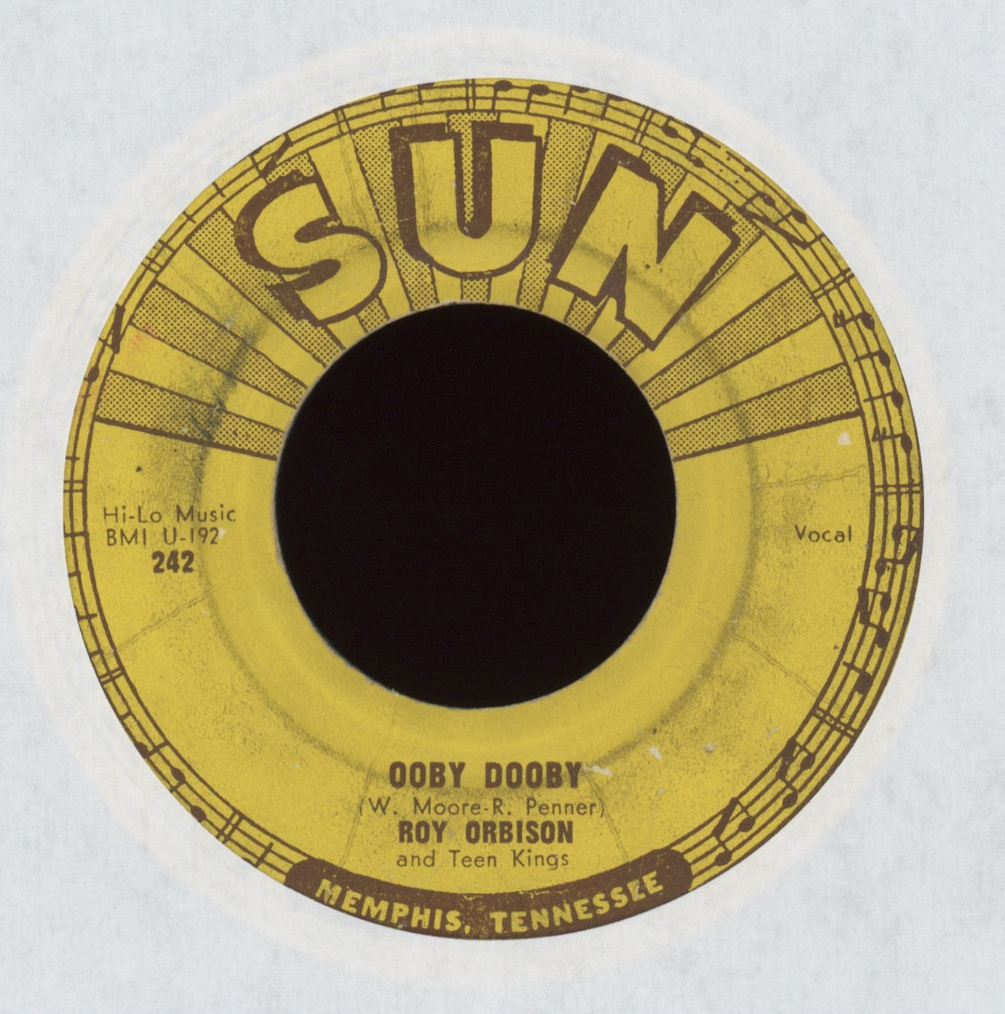 Roy Orbison - Ooby Dooby on Sun