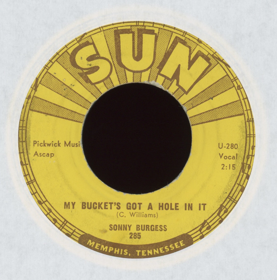Sonny Burgess - My Bucket's Got A Hole In It on Sun