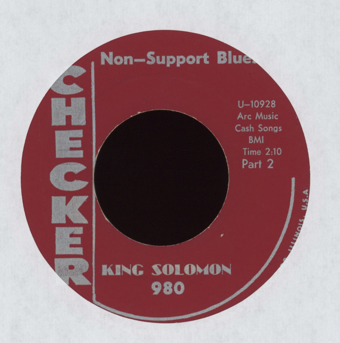 King Solomon - Non-Support Blues on Checker