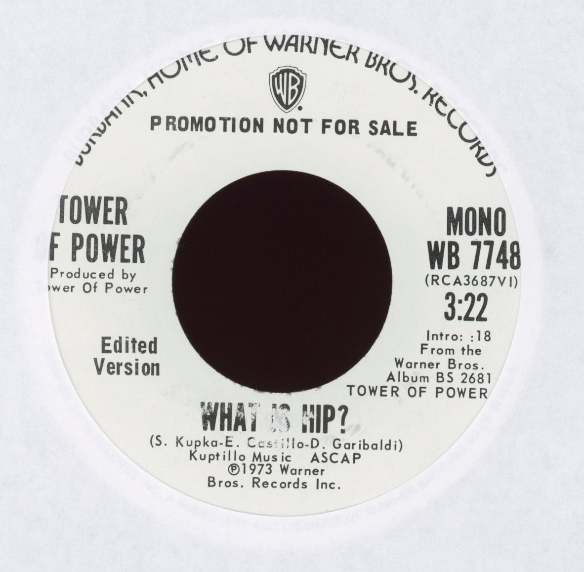 Tower Of Power - What Is Hip? on WB Promo