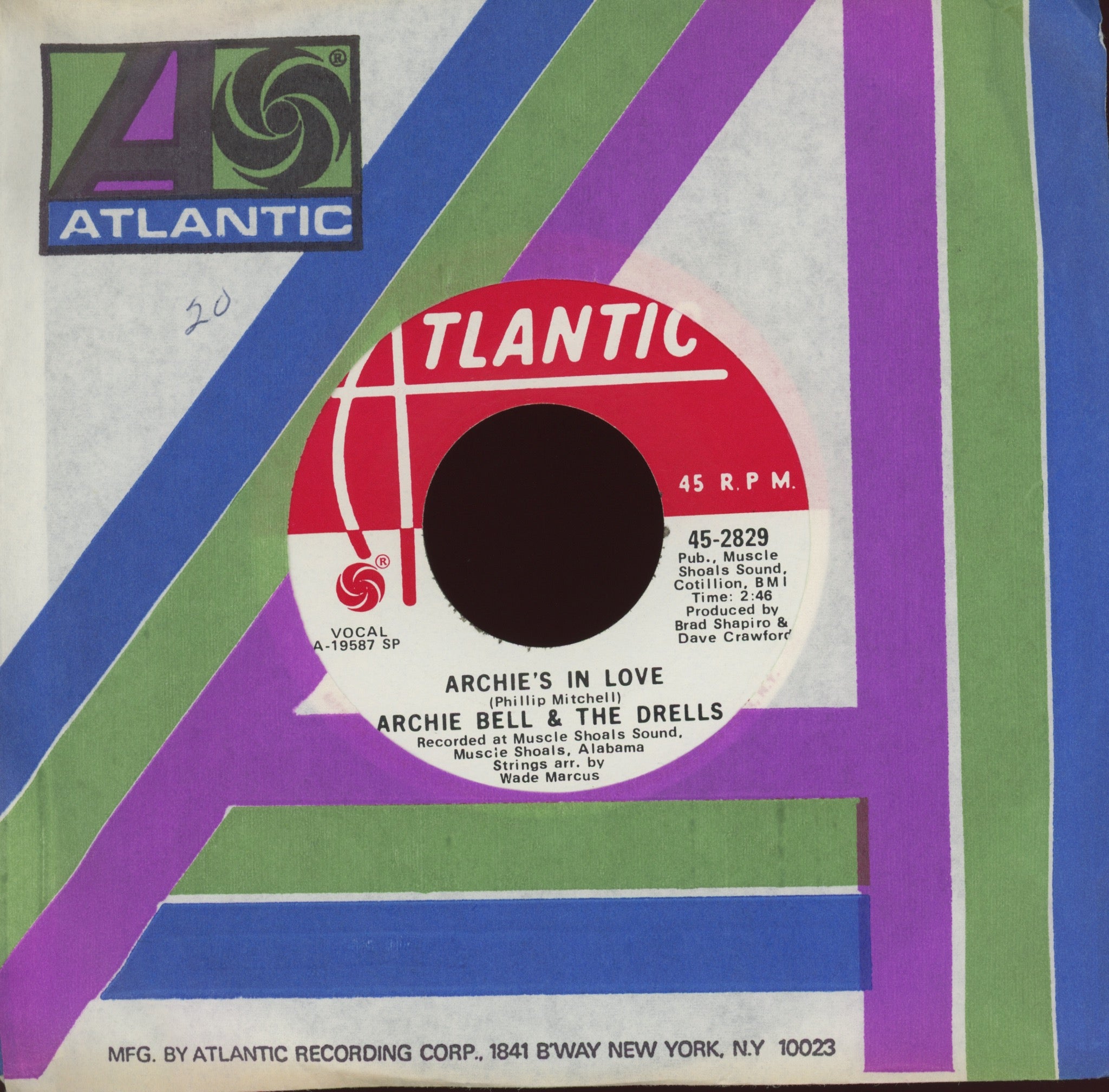 Archie Bell & The Drells - Archie's In Love on Atlantic Promo