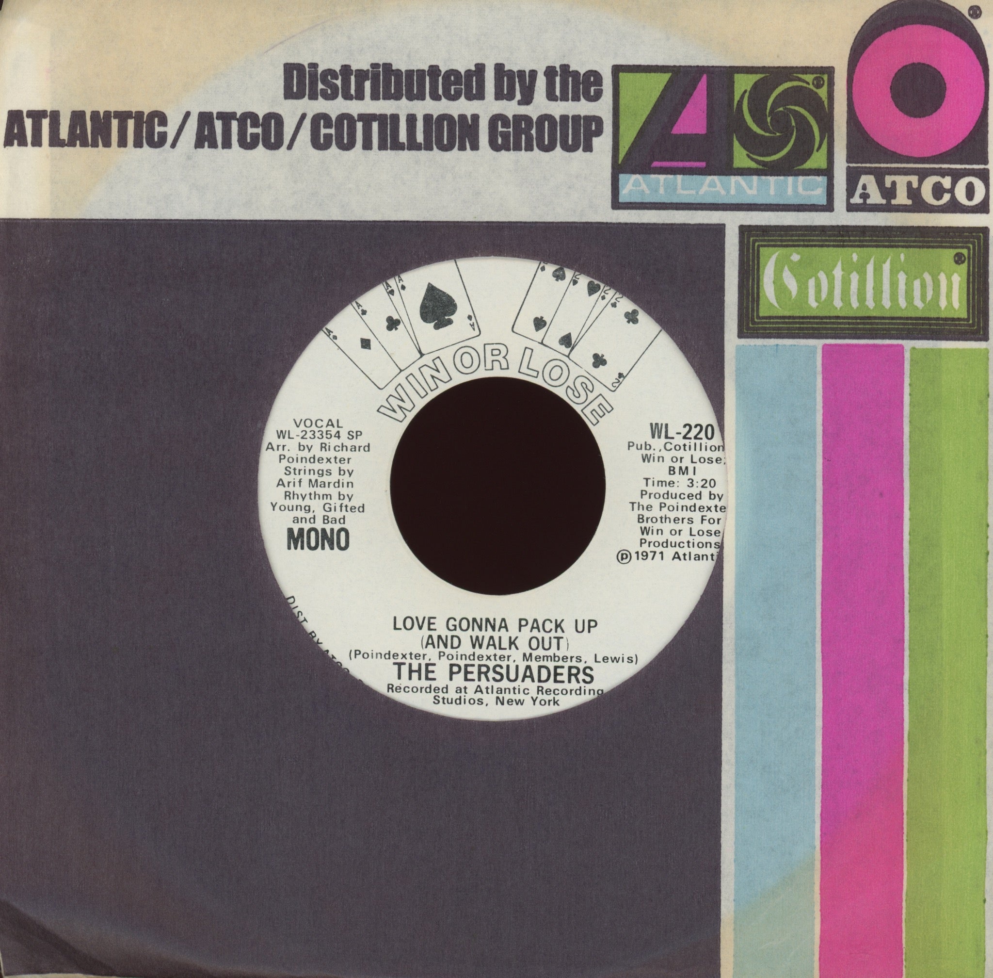 The Persuaders - Love Gonna Pack Up (And Walk Out) on Win or Lose Promo