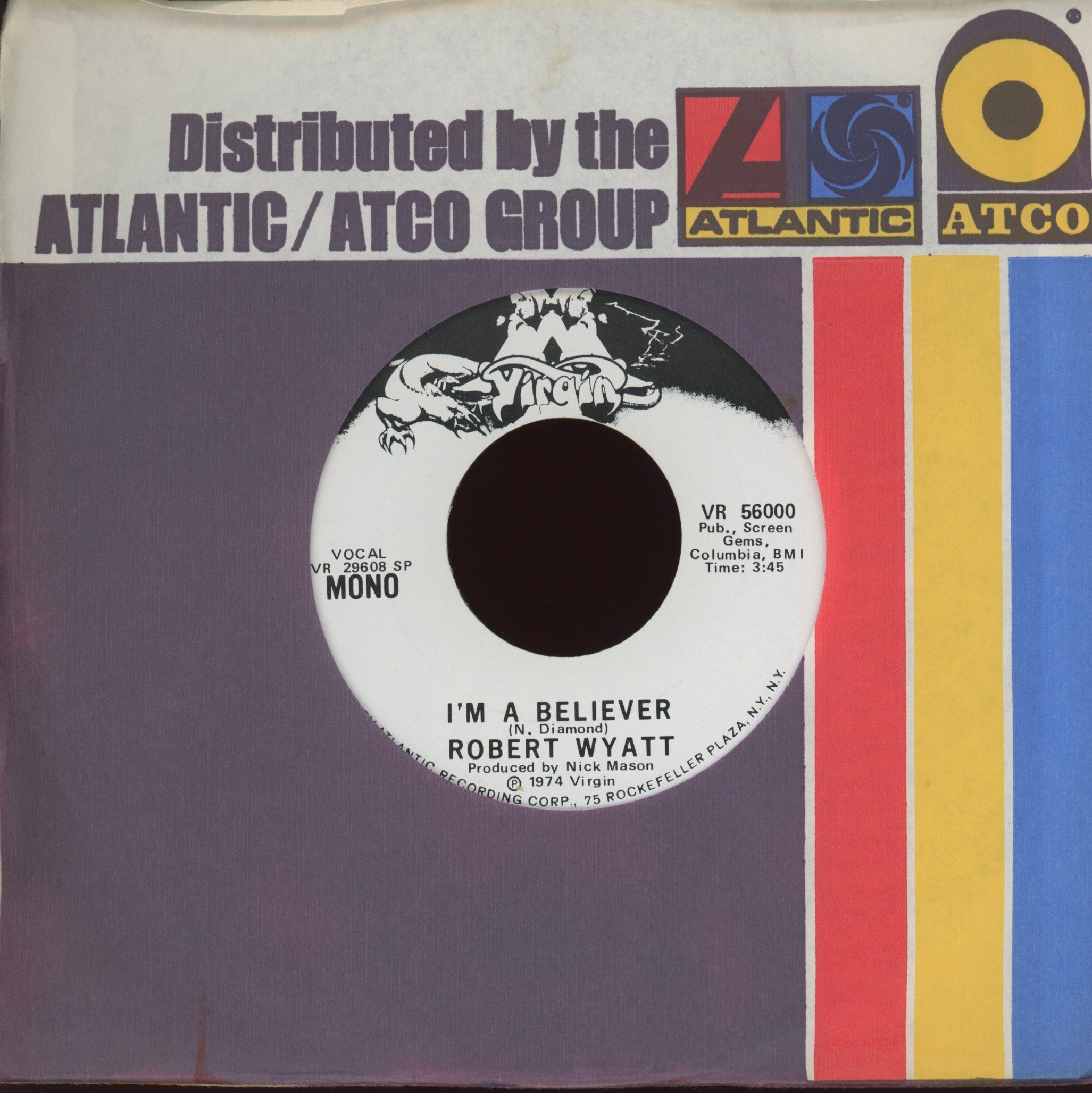 Robert Wyatt - I'm A Believer on Virgin Promo