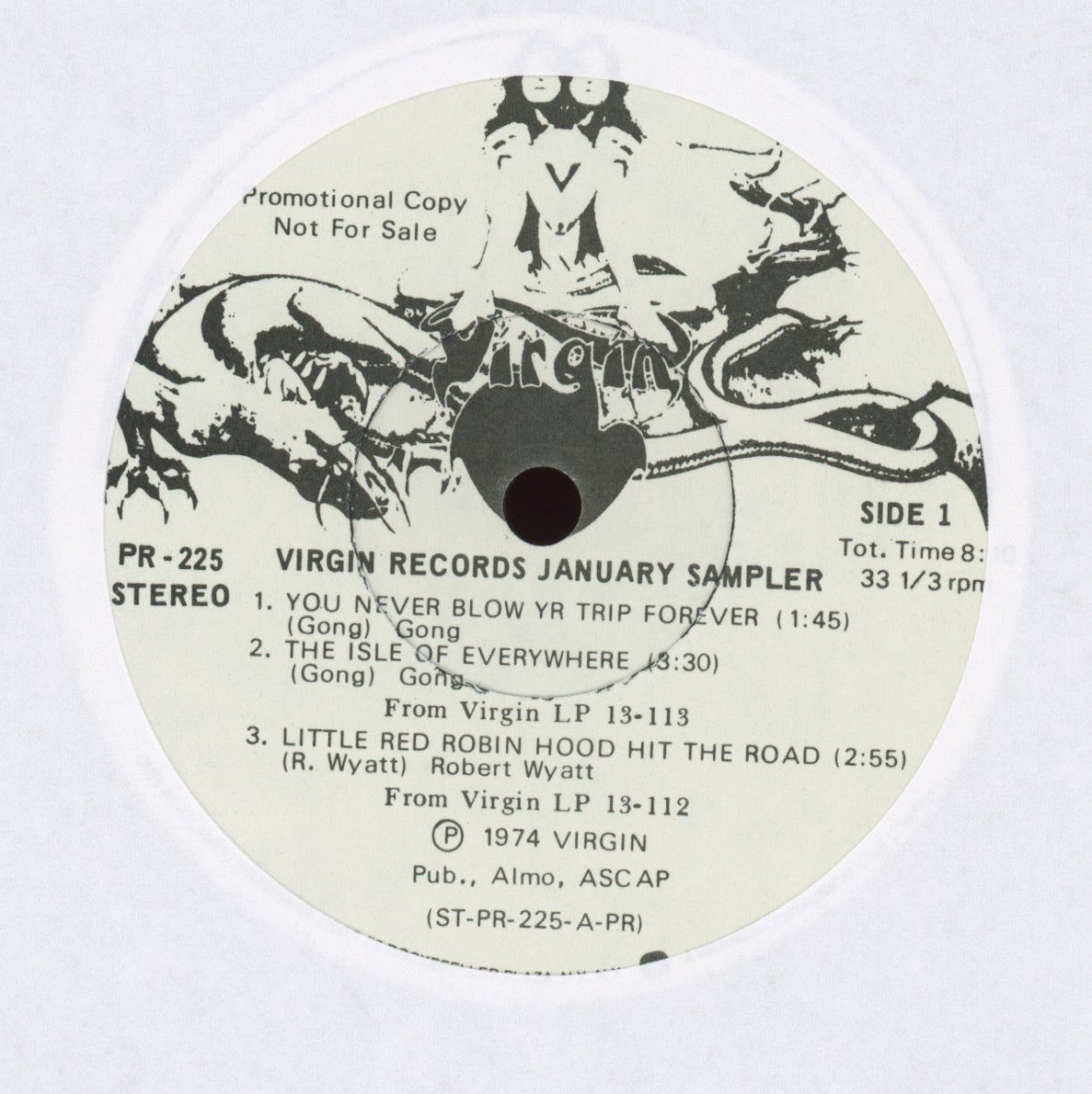 Gong - 3 Virgins on Virgin Promo Sampler EP