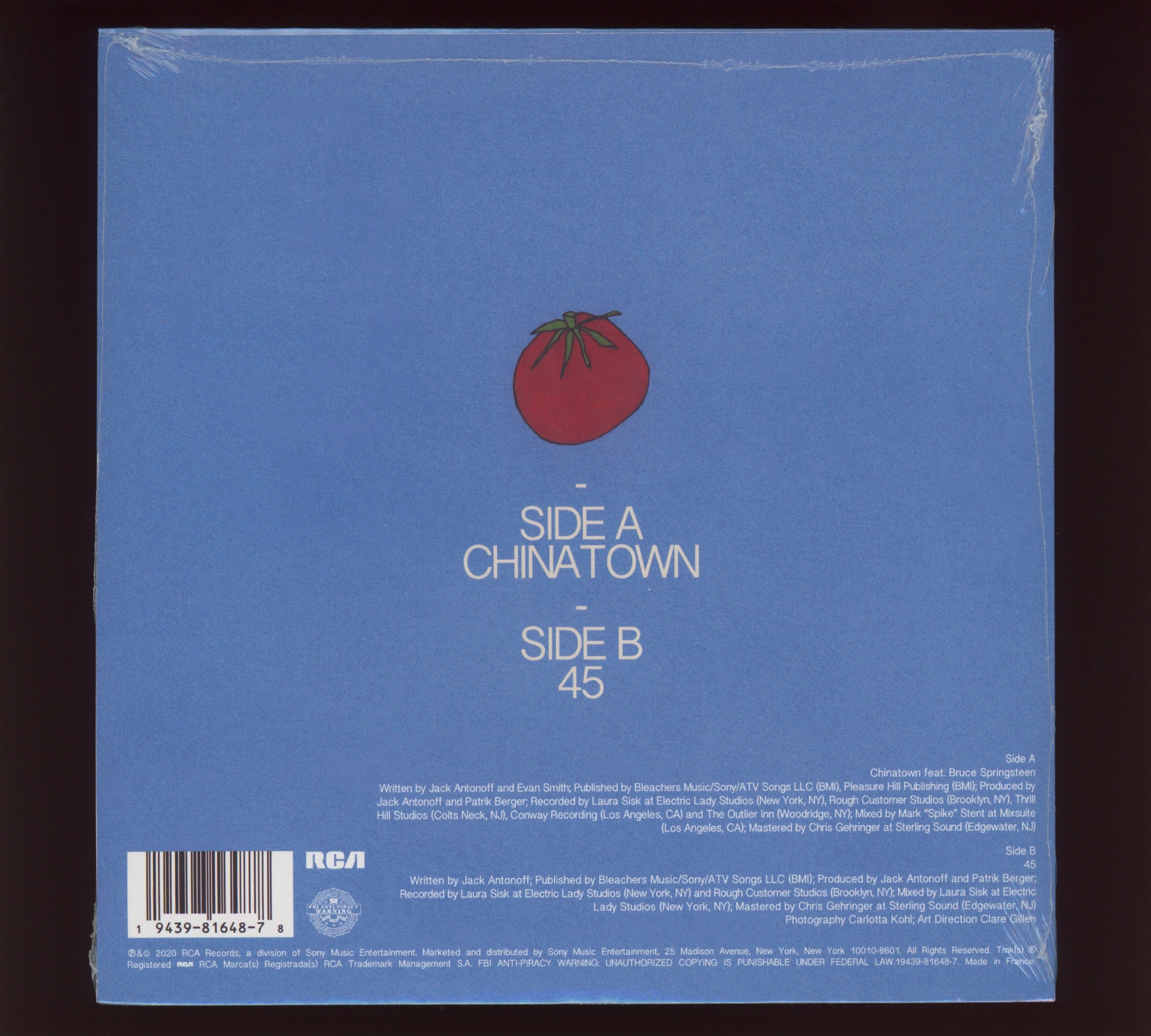 Bleachers - Chinatown on RCA White Vinyl Sealed