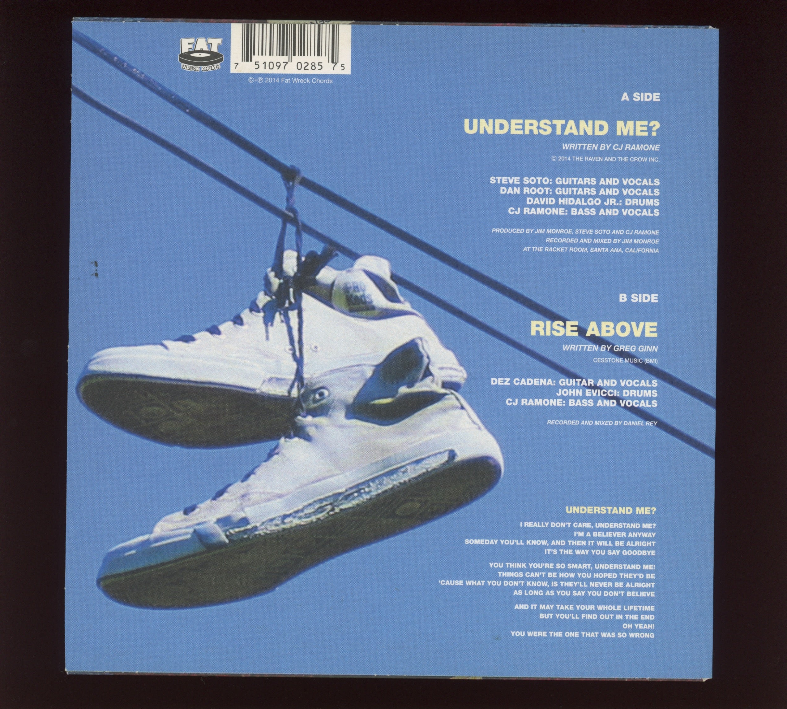 C.J. Ramone - Understand Me? on Fat Wreck Dark Green Translucent