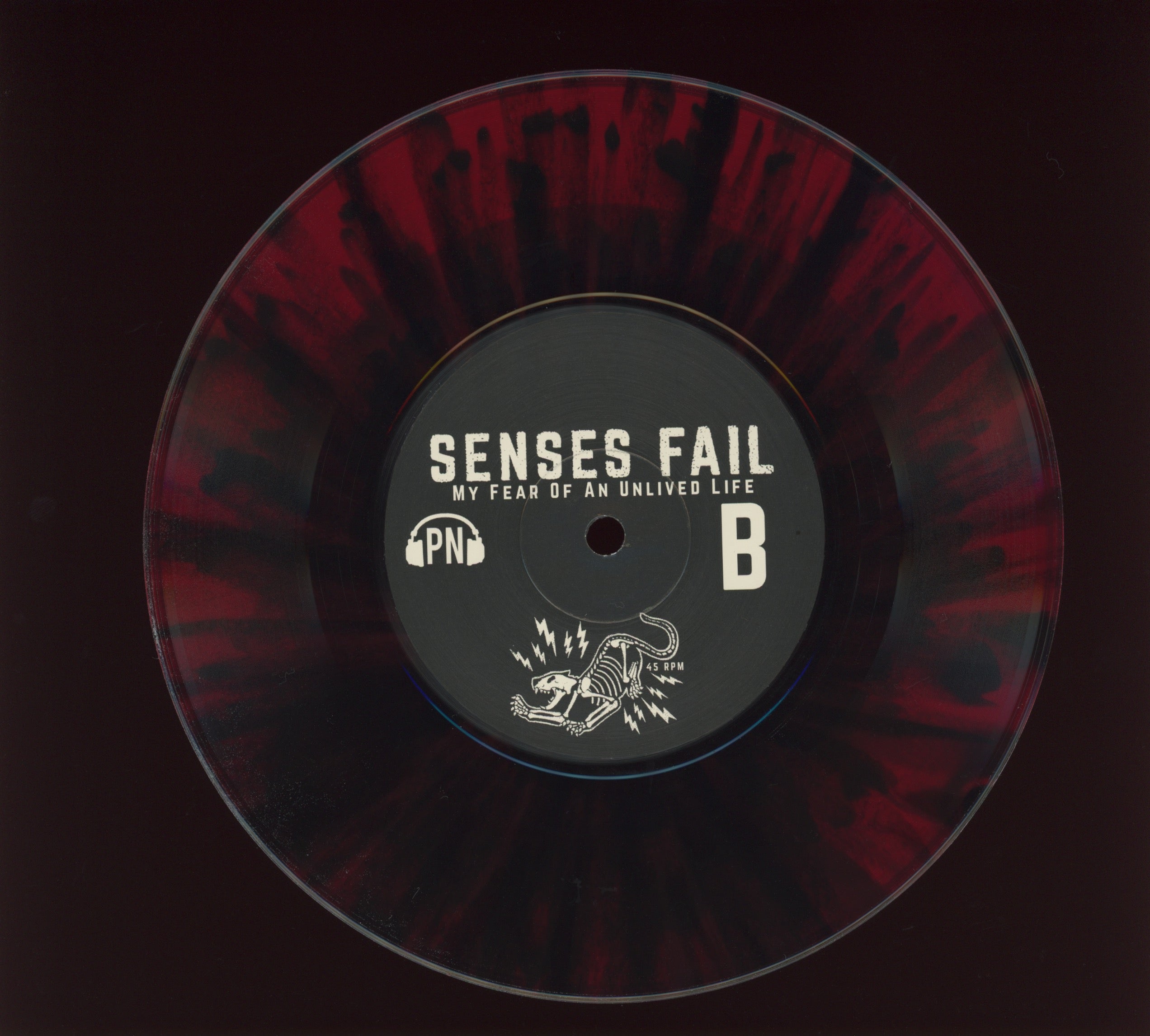 Silverstein / Senses Fail - Tour Split on Rise Pure Noise Red With Black Splatter 7"
