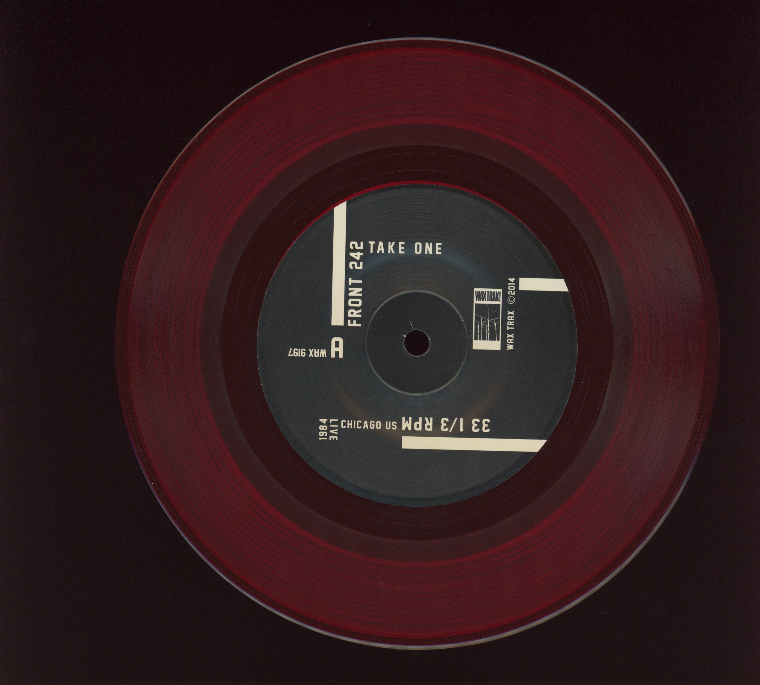 Front 242 - Take One on Wax Trax Red Vinyl