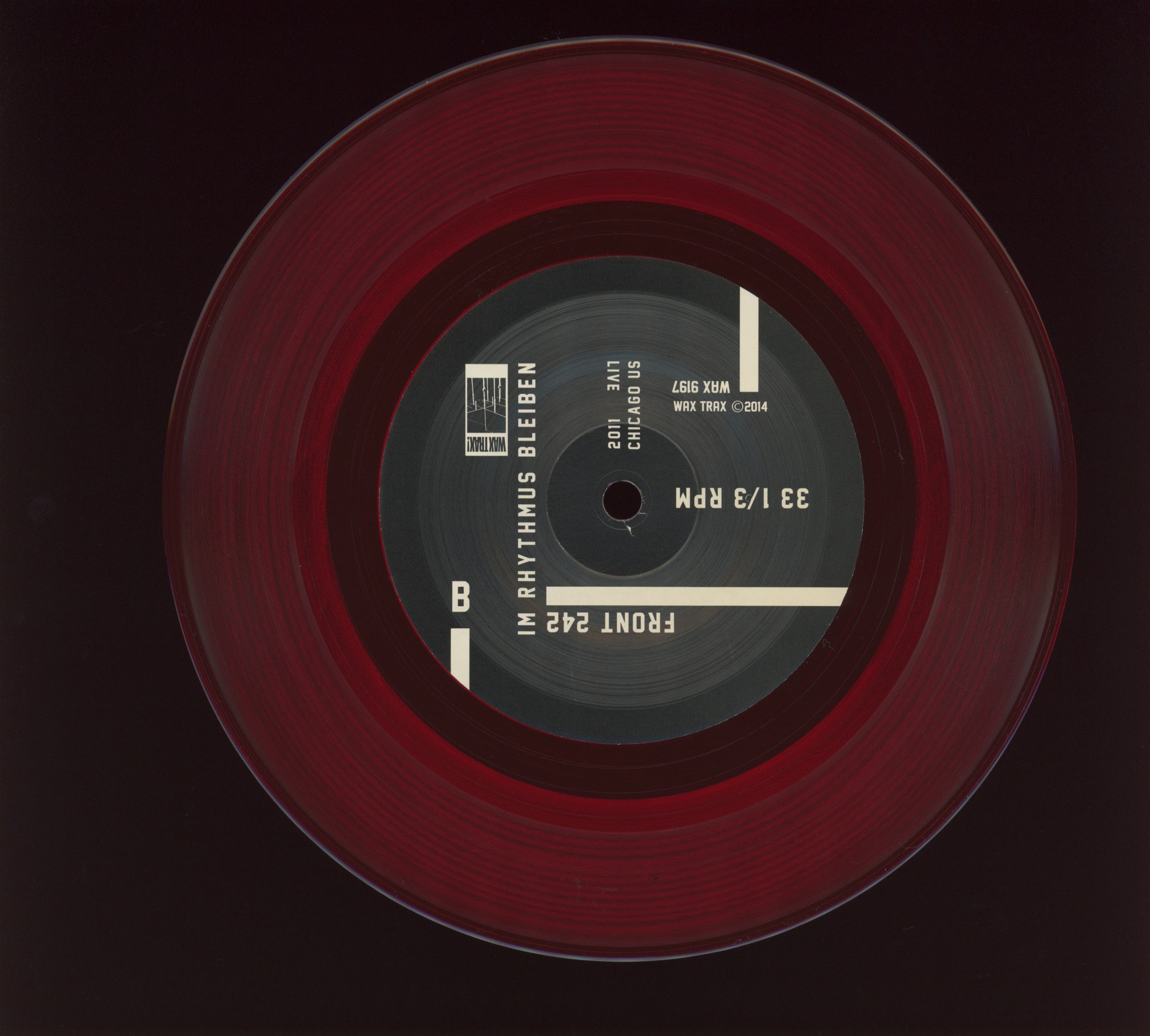 Front 242 - Take One on Wax Trax Red Vinyl