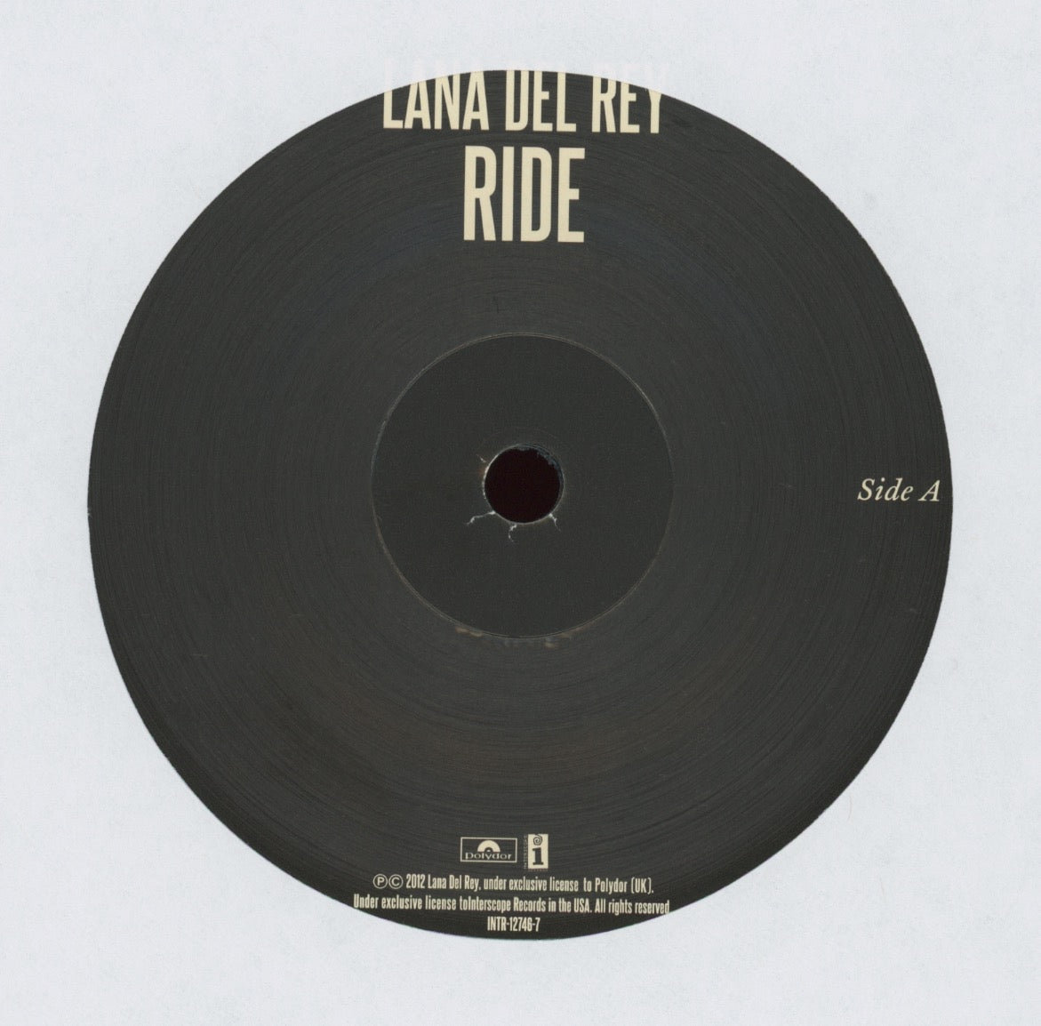 Lana Del Rey Ride on Polydor Interscope Plaid Room Records