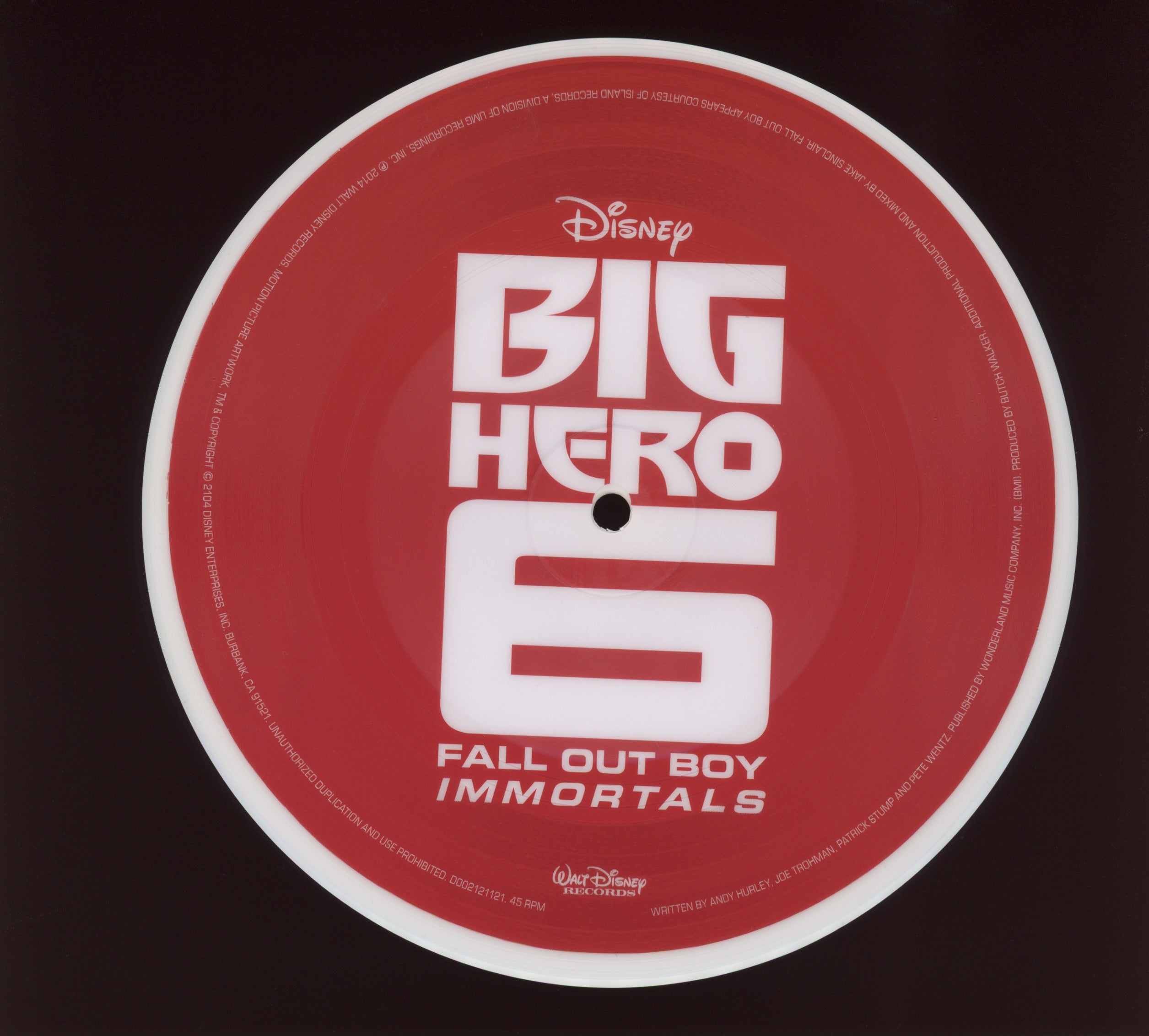 Fall Out Boy - Immortals on Island Picture Disc