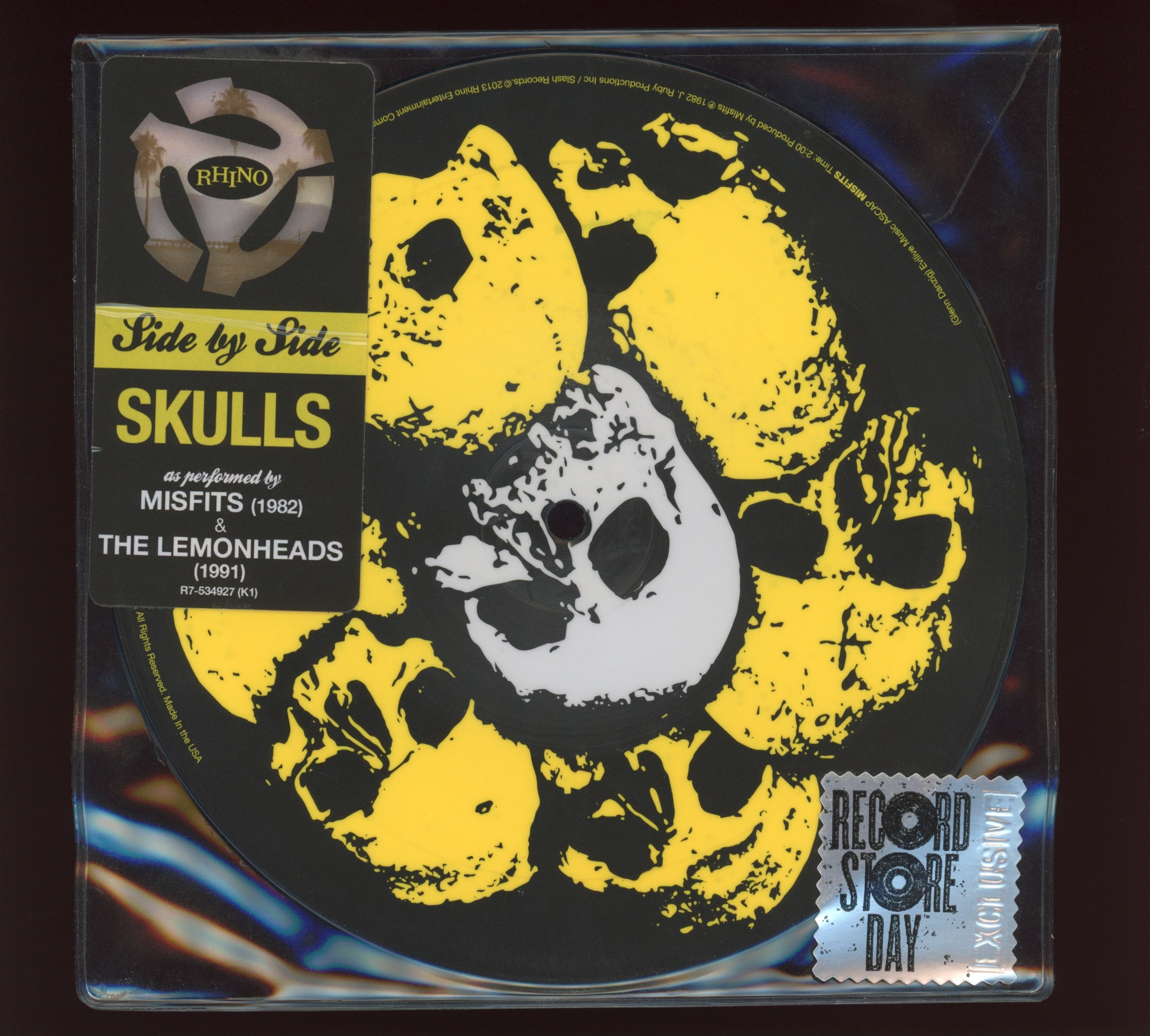 Misfits / Lemonheads - Skulls on Rhino RSD 2013 Picture Disc Sealed