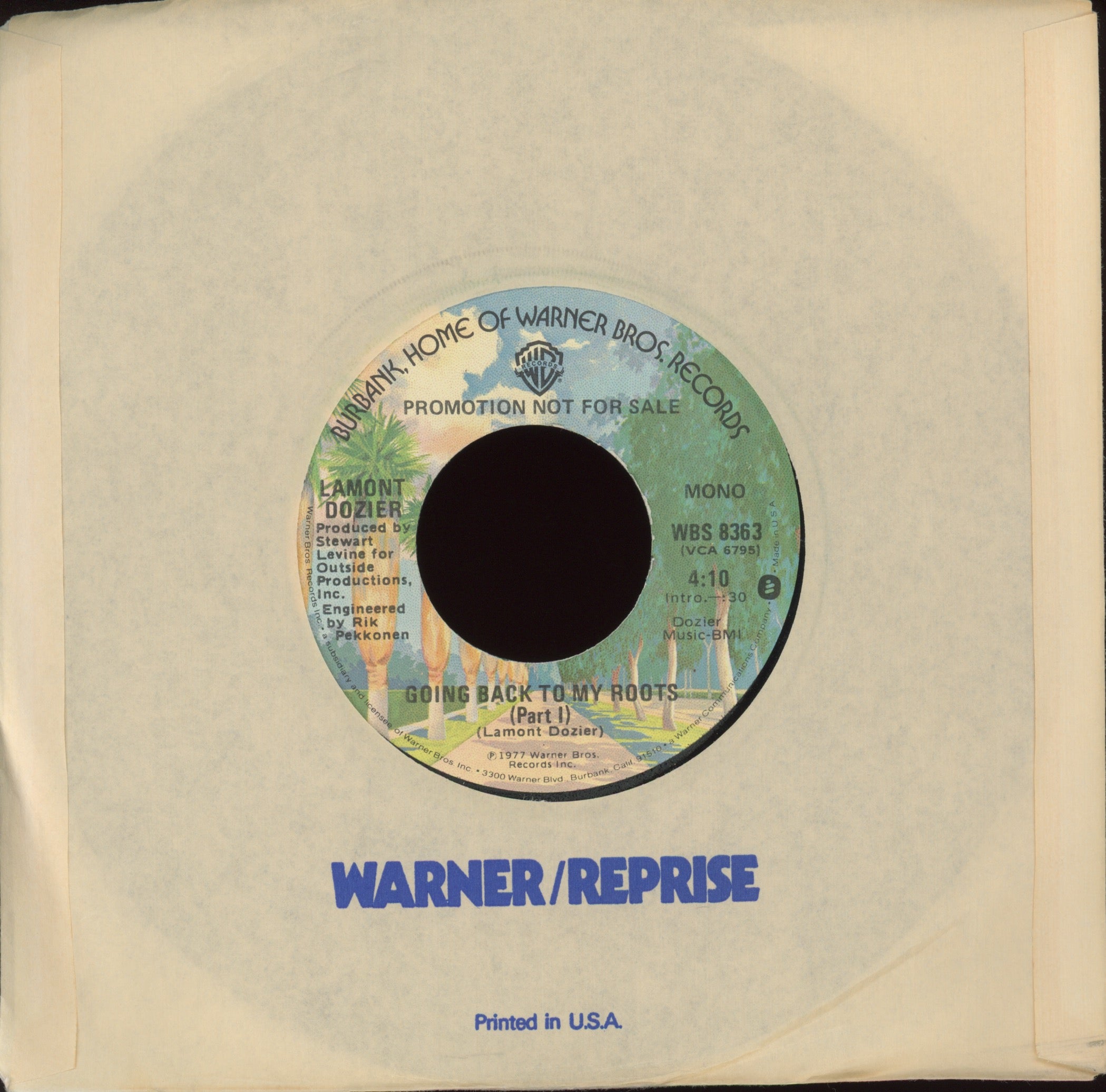 Lamont Dozier - Going Back To My Roots on WB Promo