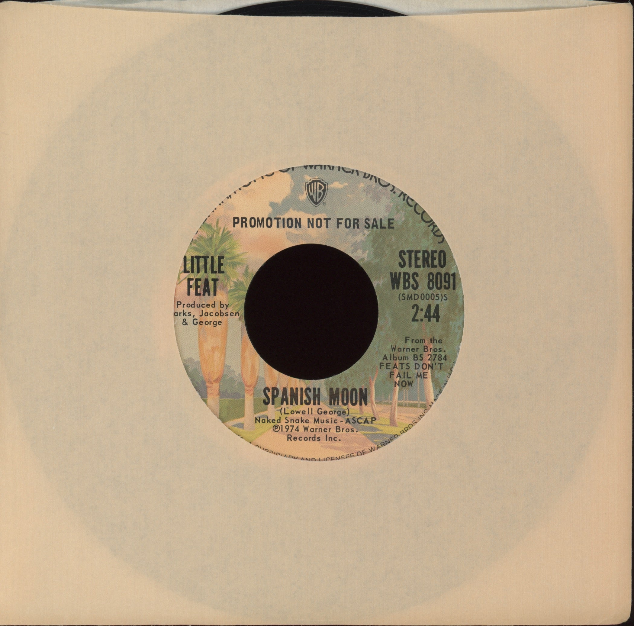 Little Feat - Spanish Moon on WB Promo