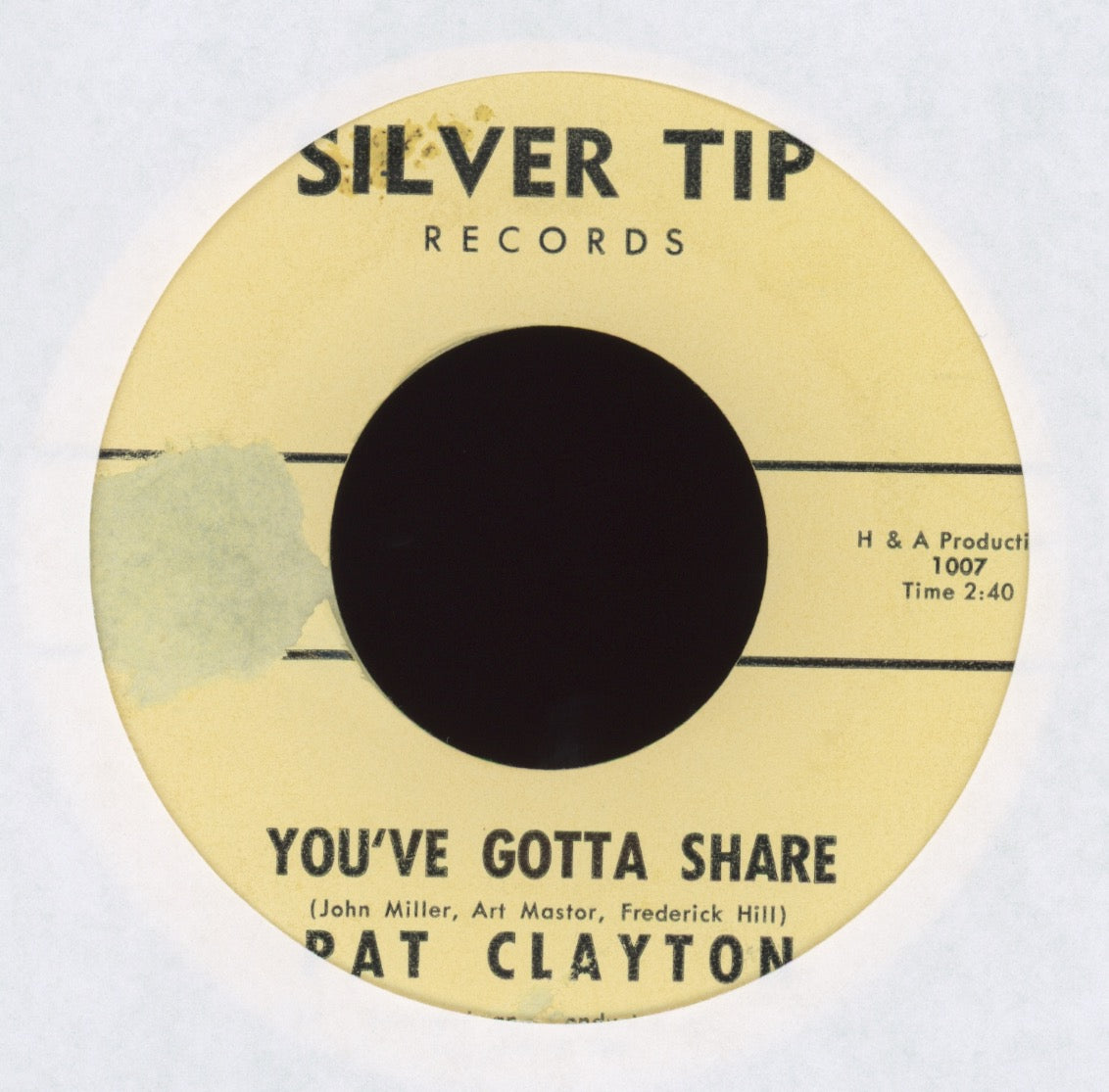 Pat Clayton - Someone Else's Turn on Silver Tip