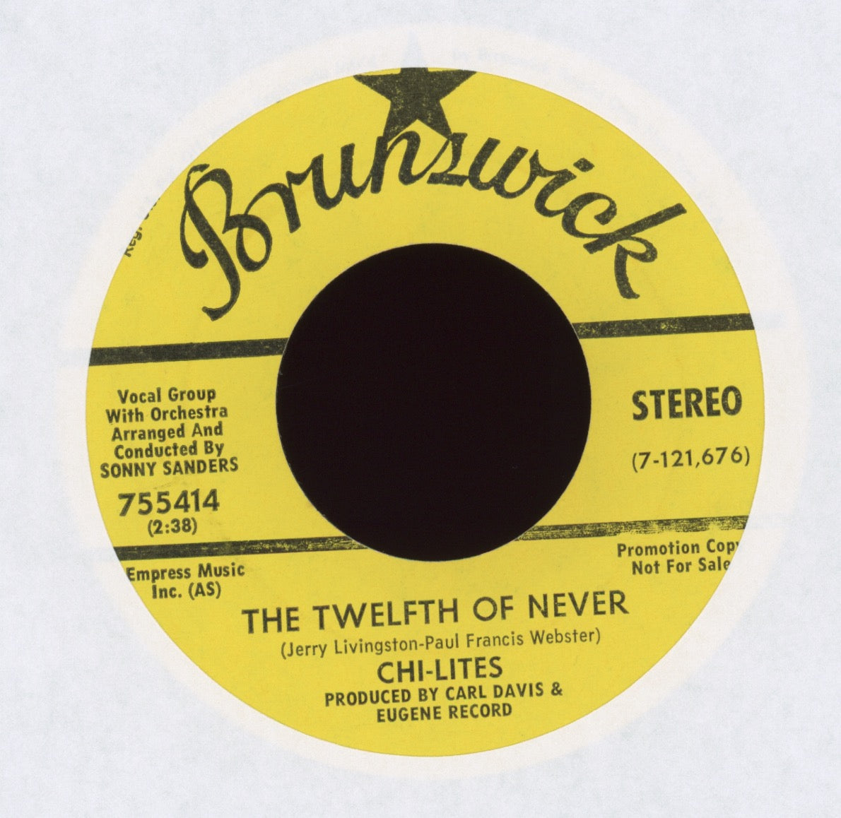 The Chi-Lites - Let Me Be The Man My Daddy Was on Brunswick Promo