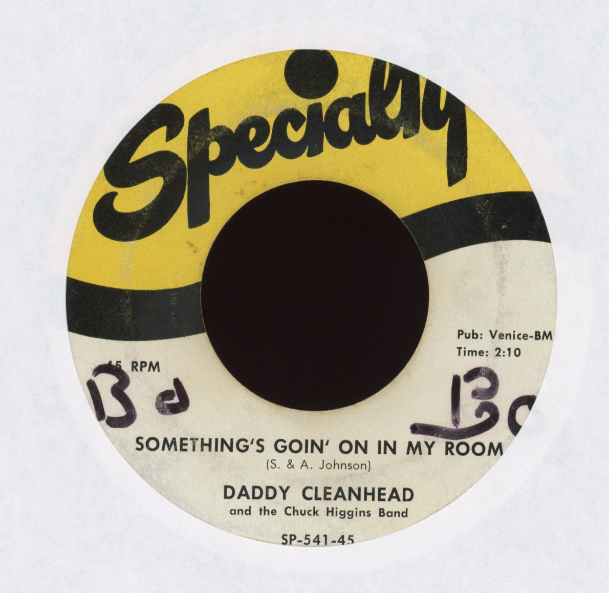 Daddy Cleanhead - Something's Goin' On In My Room on Specialty