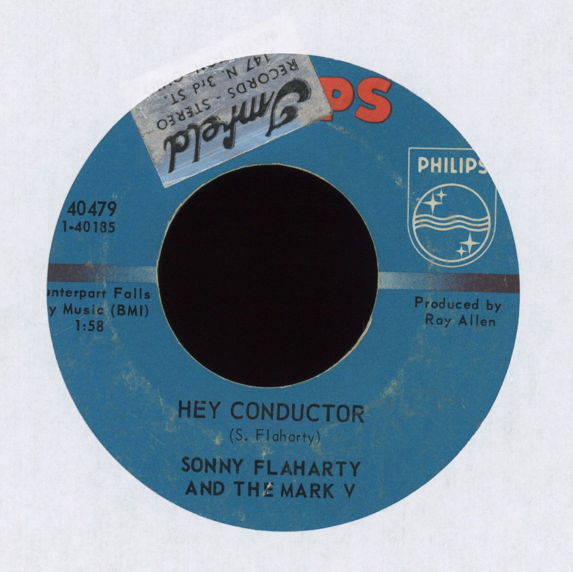Sonny Flaharty & The Mark V - Hey Conductor on Philips