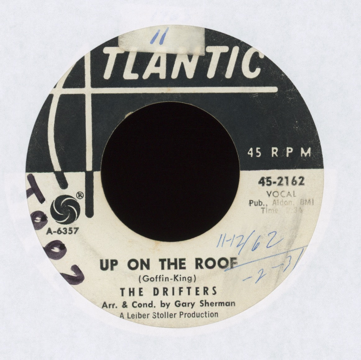The Drifters - Up On The Roof on Atlantic Promo
