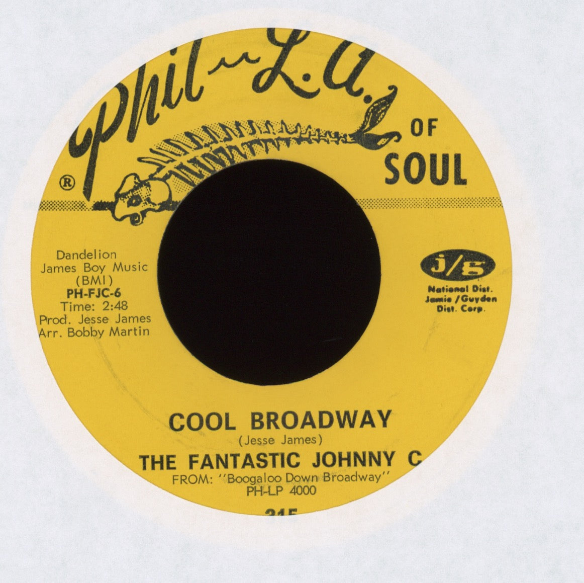 The Fantastic Johnny C - Hitch It To The Horse on Phil L.A. of Soul
