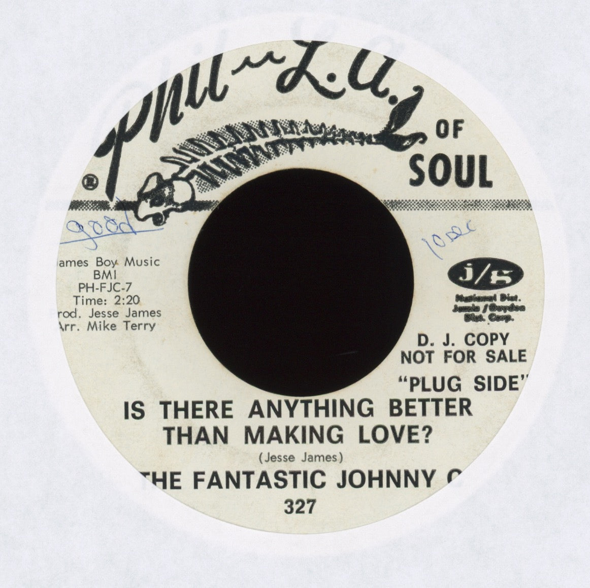 The Fantastic Johnny C - Is There Anything Better Than Making Love? on Phil L.A. of Soul Promo