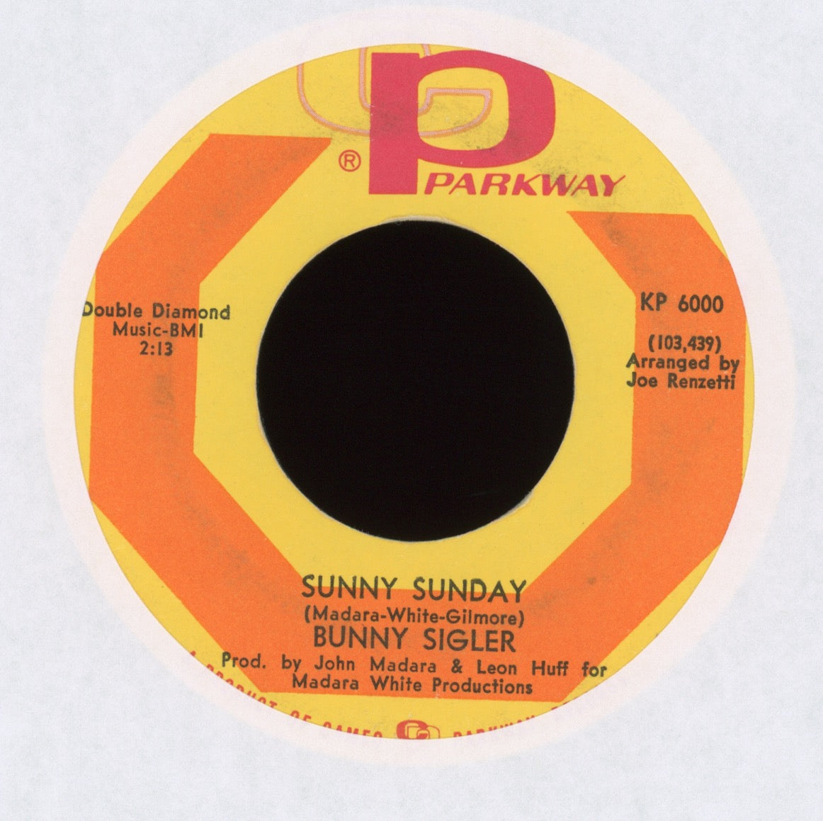 Bunny Sigler - Sunny Sunday on Cameo Parkway