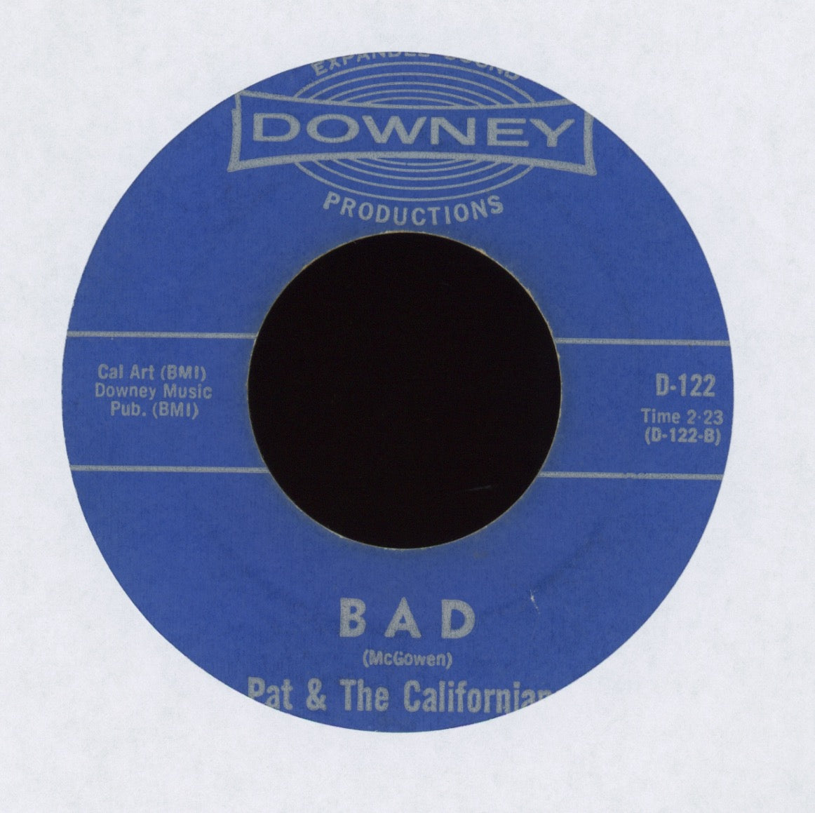 Pat & The Californians - Be Billy on Downey