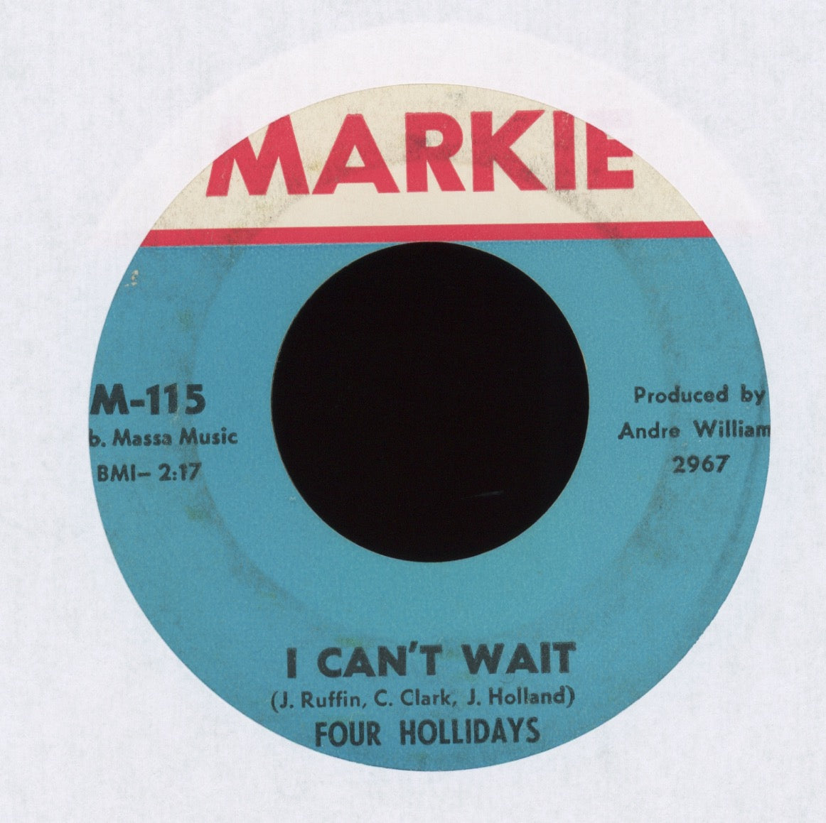 Four Hollidays - I'll Walk Right Out The Door on Markie