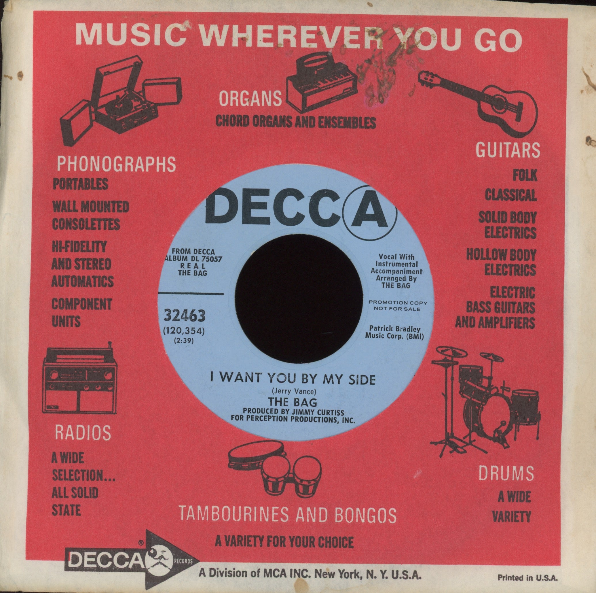 The Bag - Red, Purple And Blue on Decca Promo Breaks