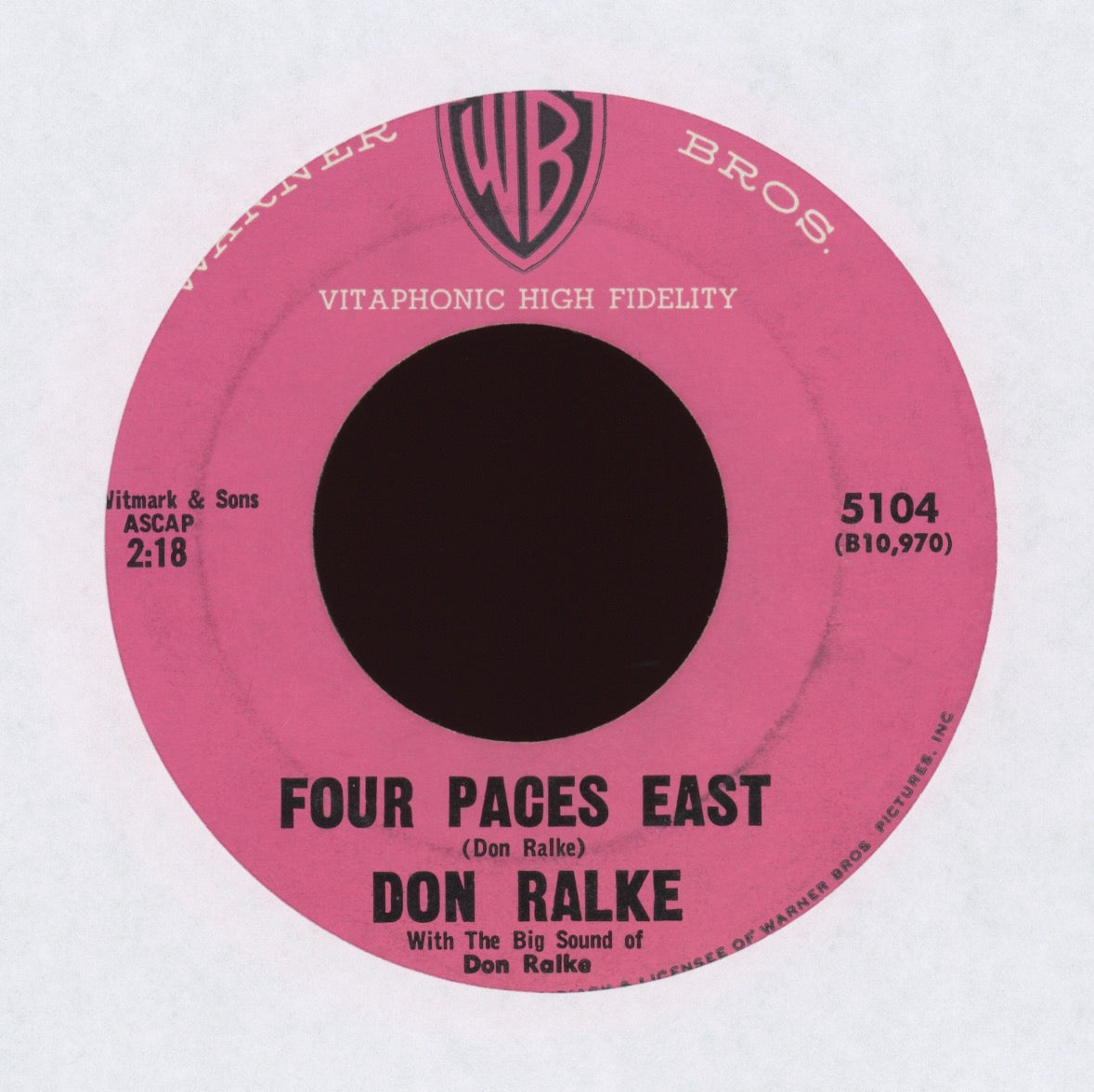 Don Ralke - Four Paces East on WB Exotica Rocker