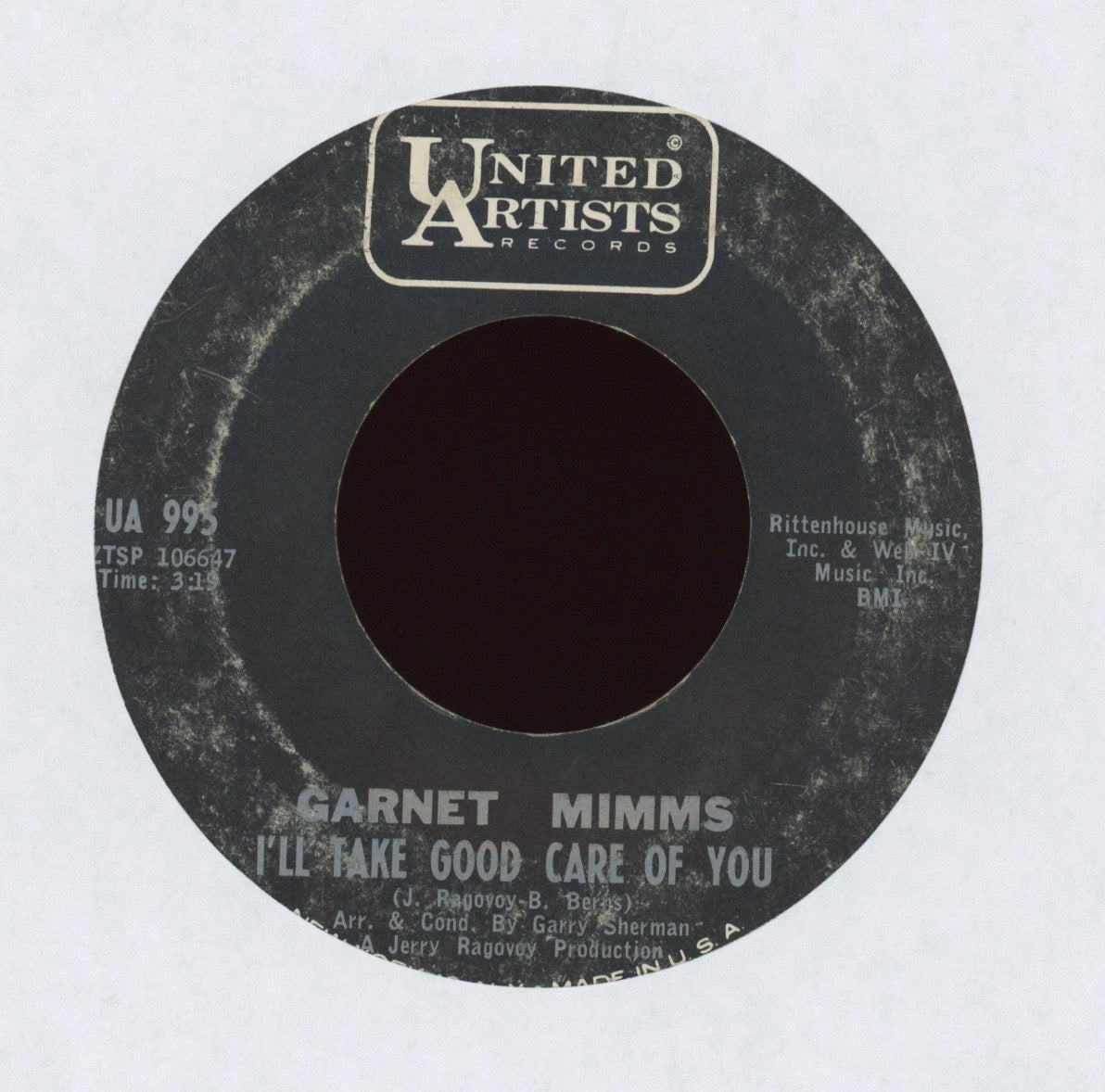Garnet Mimms - Prove It To Me on United Artists
