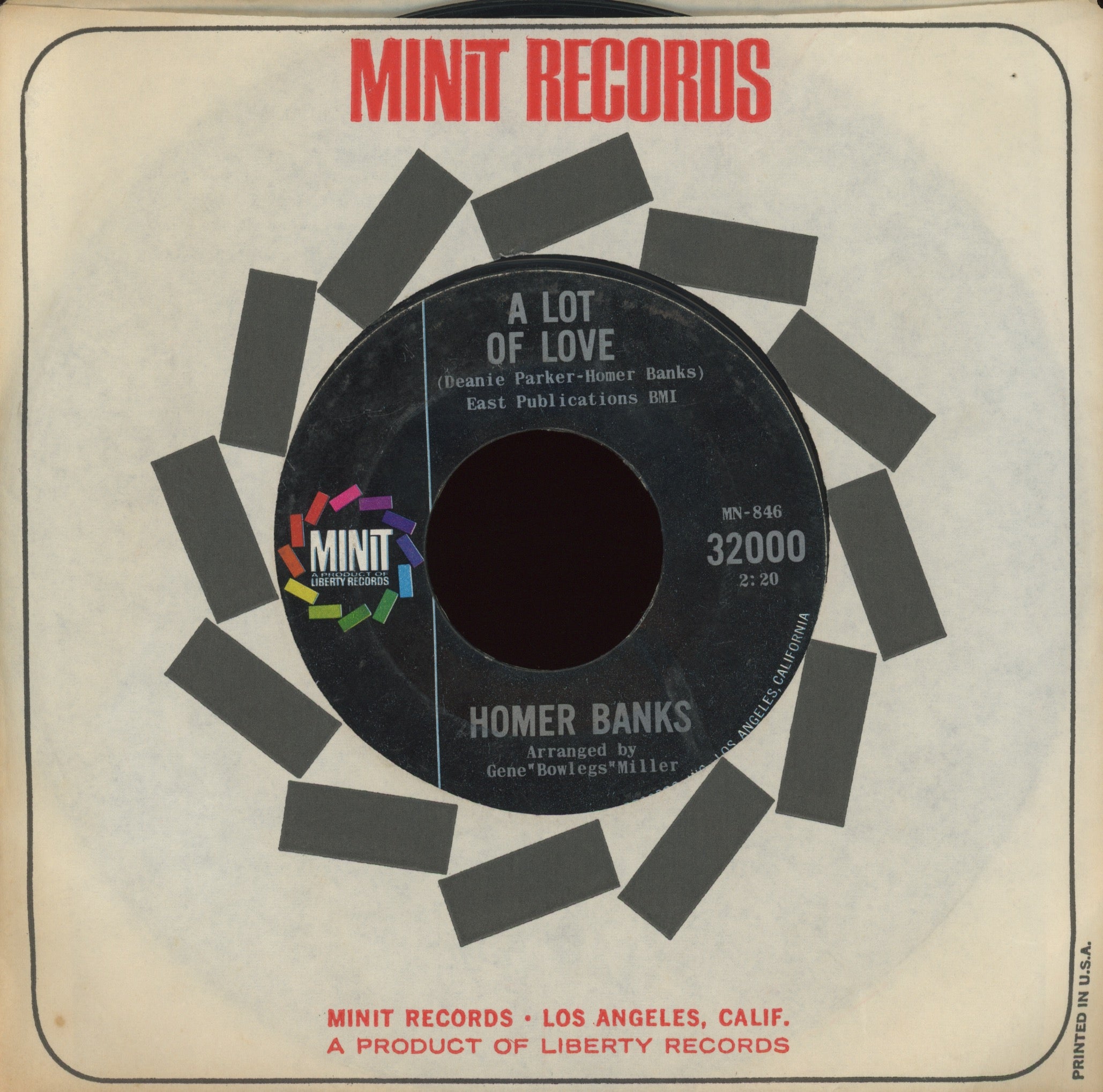 Homer Banks - A Lot Of Love on Minit