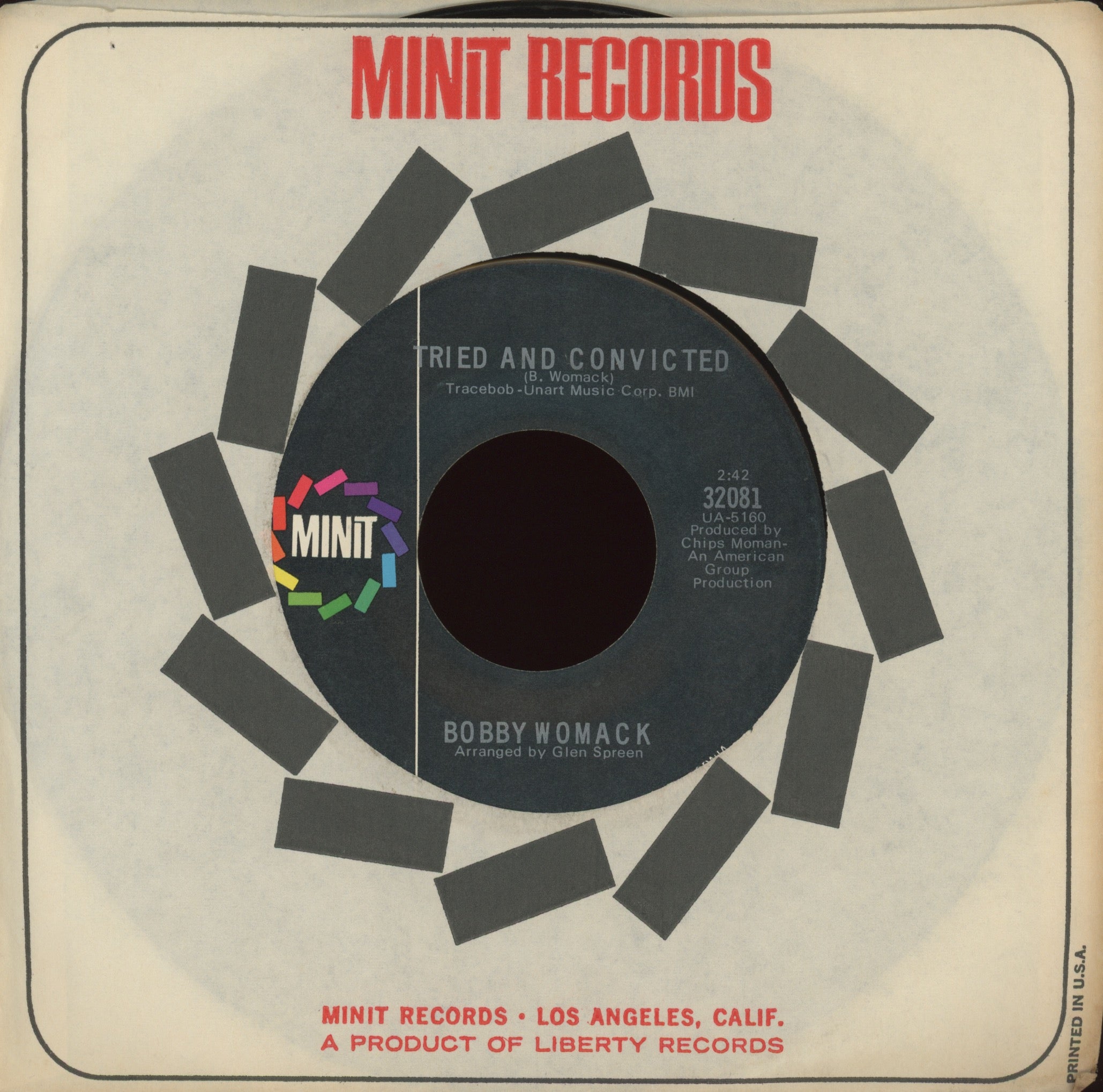 Bobby Womack - Tried And Convicted on Minit