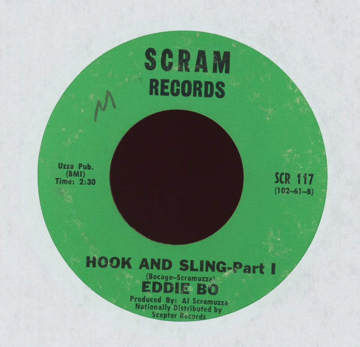 Eddie Bo - Hook And Sling on Scram