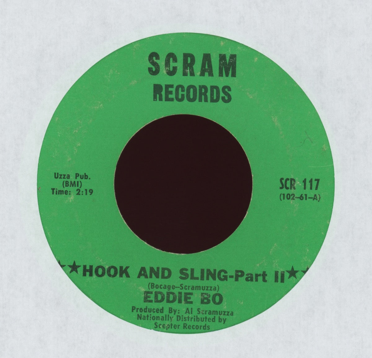 Eddie Bo - Hook And Sling on Scram