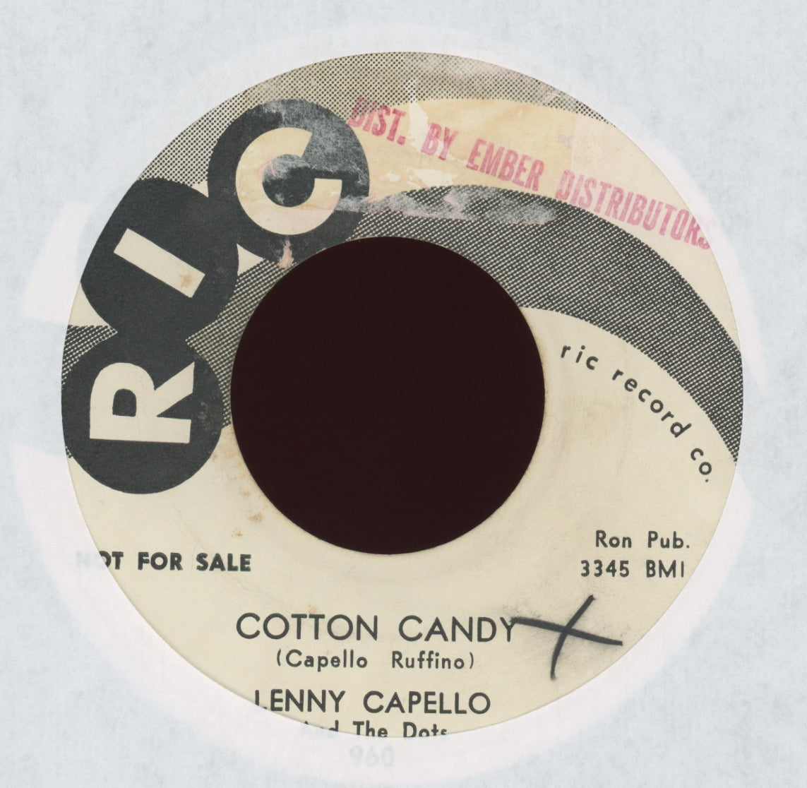 Lenny Capello & The Dots - Cotton Candy on RIC Promo